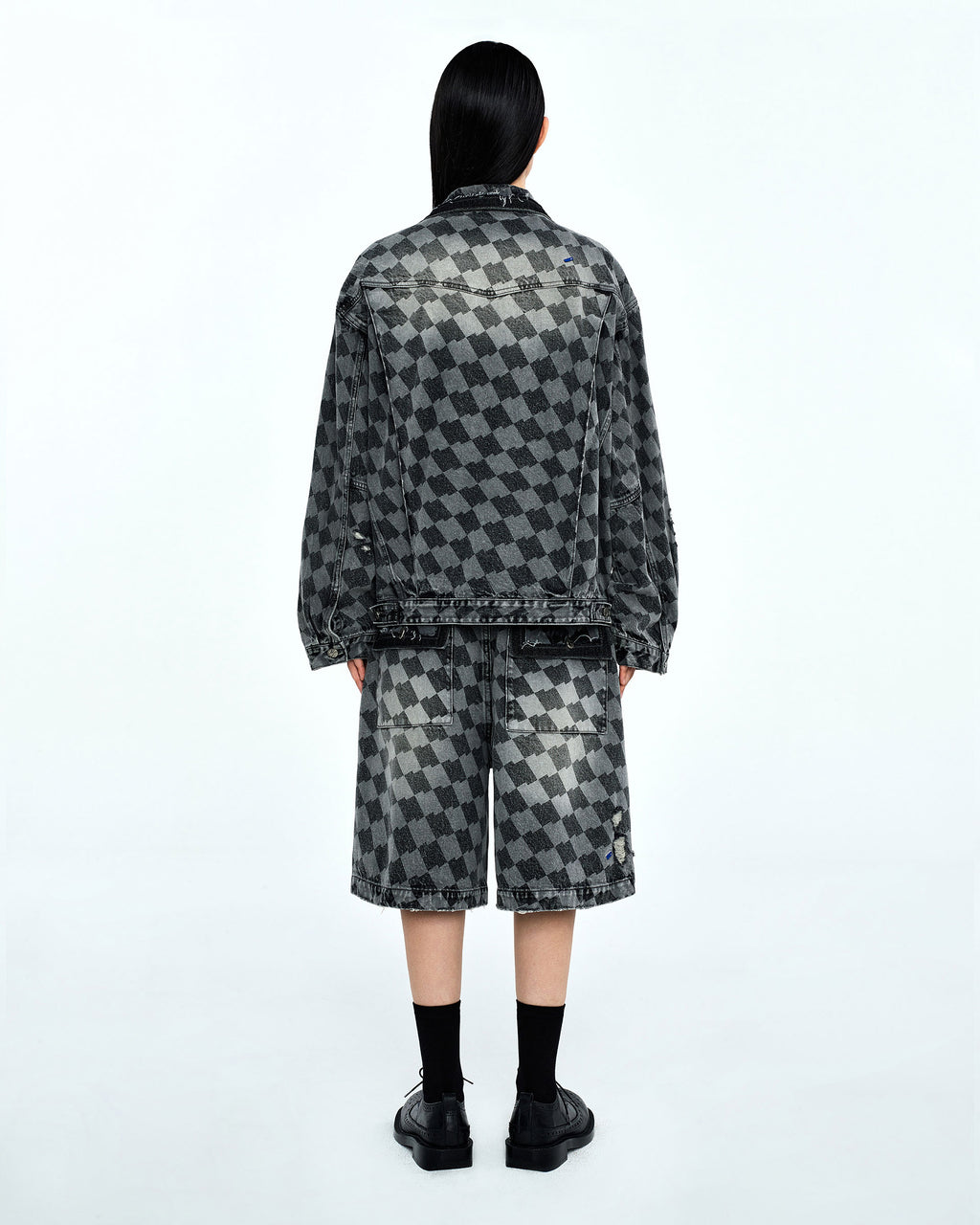 Ader Error - Tenit trucker jacket (Gray) product image 5 | TRAB K-Fashion Australia