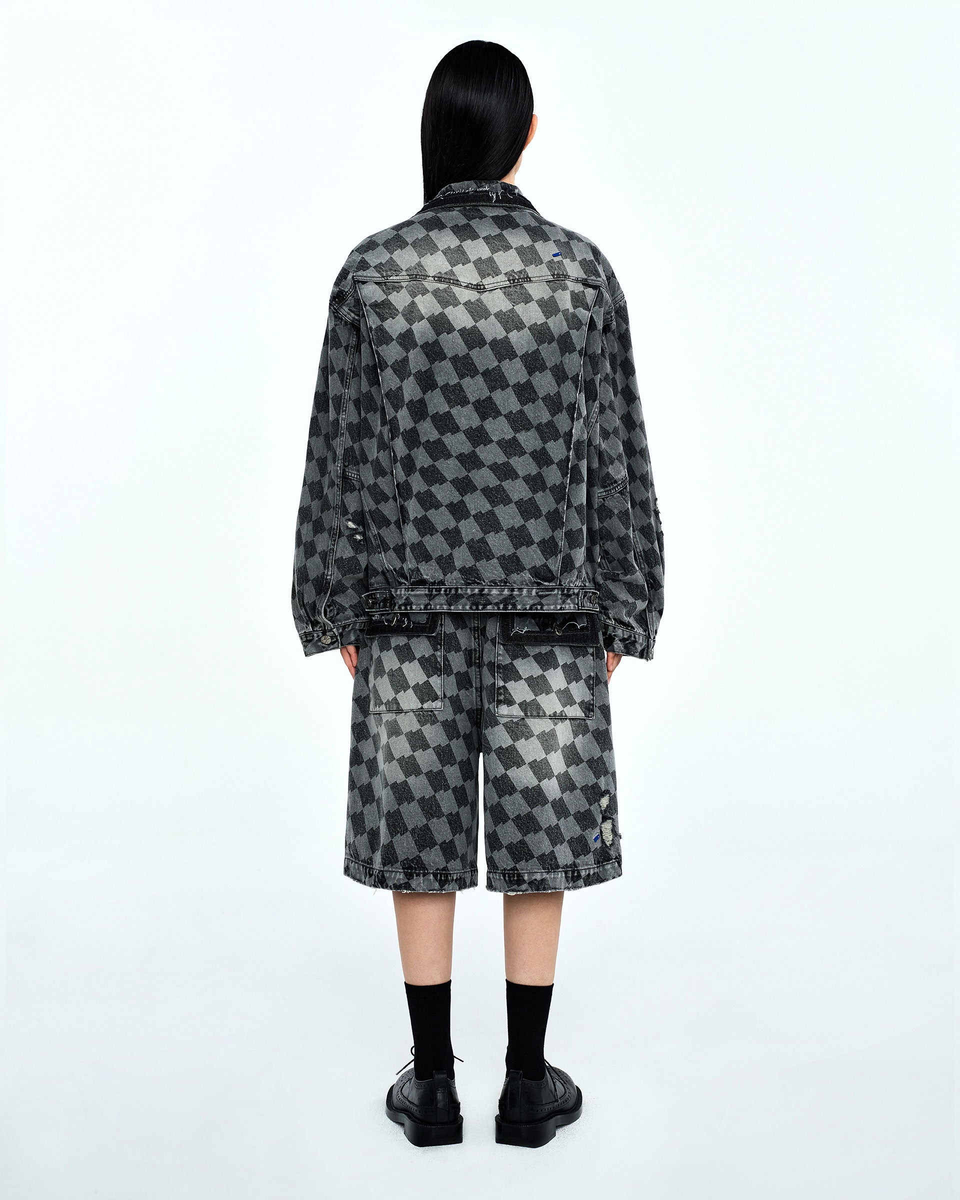 Ader Error - Tenit trucker jacket (Gray) product image 5 | TRAB K-Fashion Australia