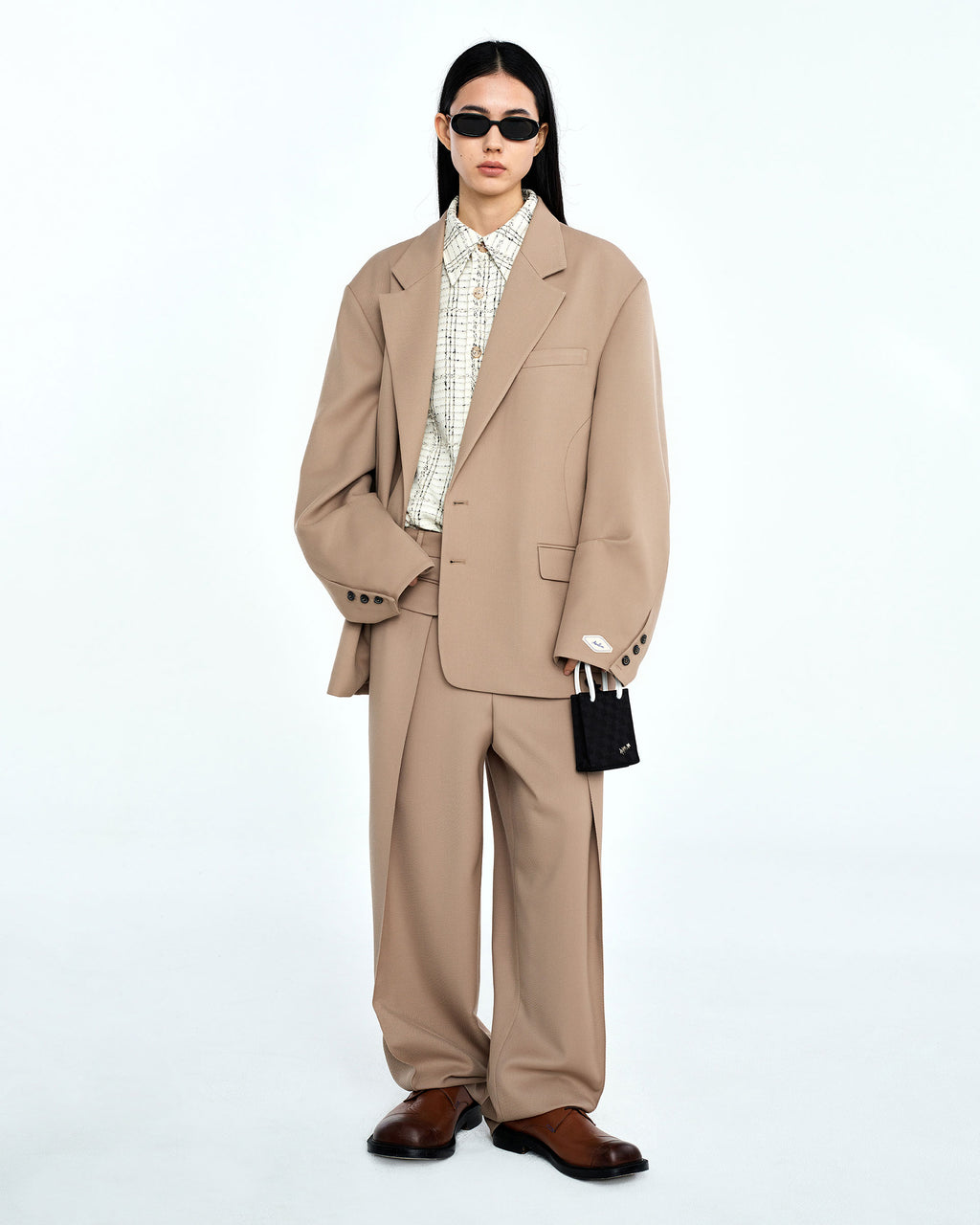 Ader Error - Fran slacks (Beige) product image 1 | TRAB K-Fashion Australia