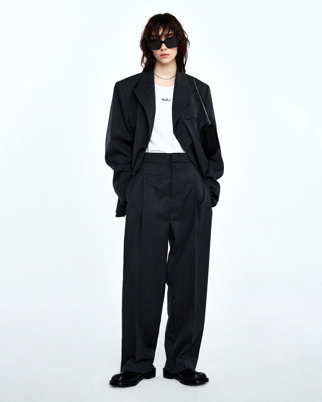 Ader Error - Bid slacks (Charcoal) product image 1 | TRAB K-Fashion Australia