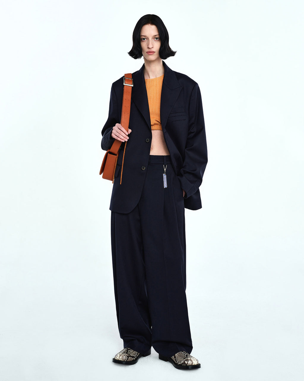 Ader Error - Bid slacks (Navy) product image 1 | TRAB K-Fashion Australia