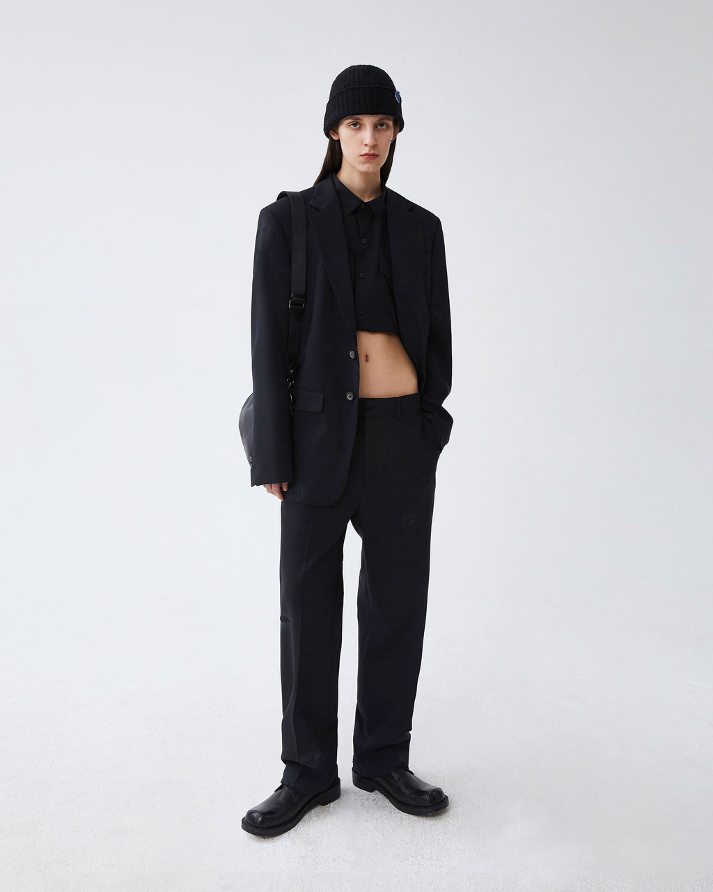 Ader Error - Toble slacks (Noir) product image 1 | TRAB K-Fashion Australia