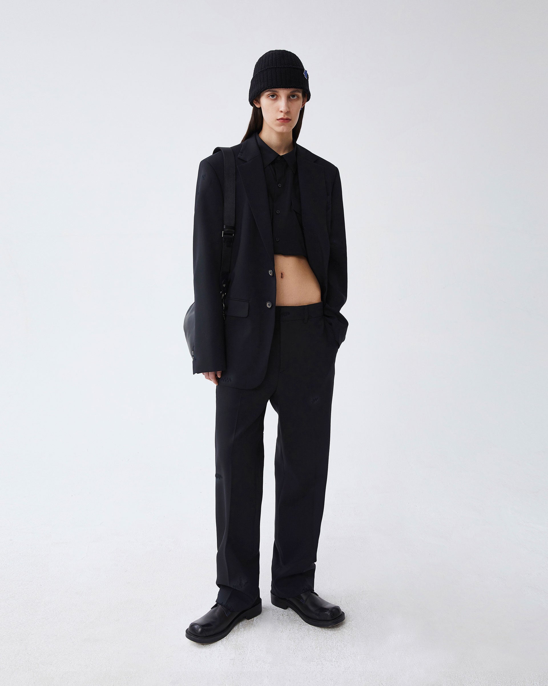 Ader Error - Toble slacks (Noir) product image 1 | TRAB K-Fashion Australia
