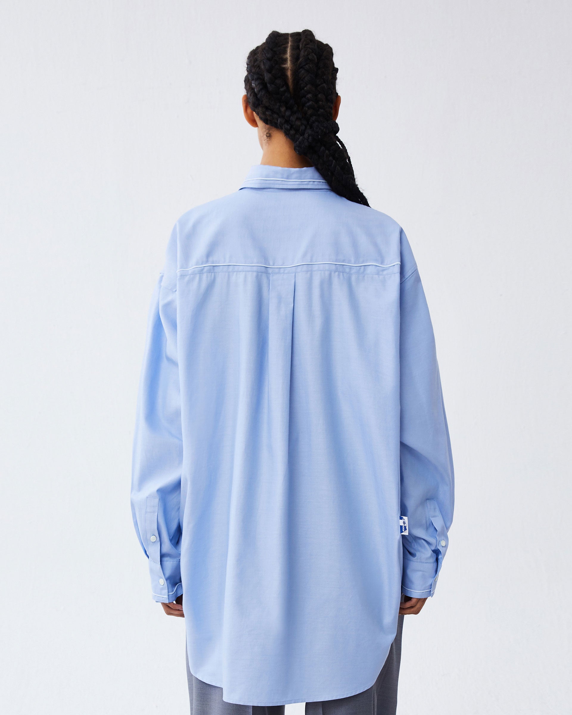 Ader Error - Twin heart logo shirt (Sky blue) product image 4 | TRAB K-Fashion Australia