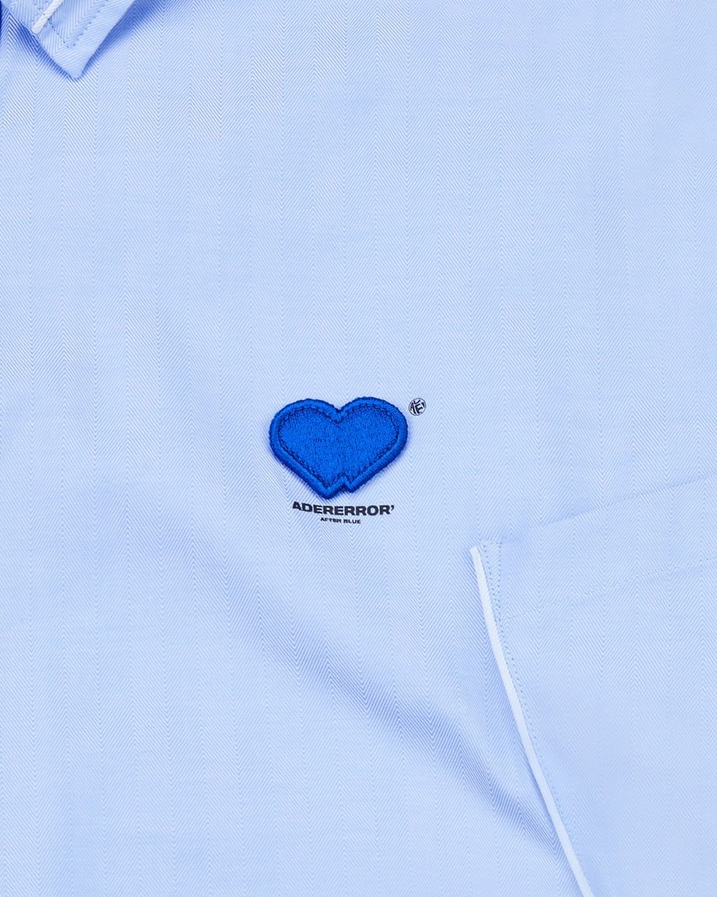 Ader Error - Twin heart logo shirt (Sky blue) product image 6 | TRAB K-Fashion Australia