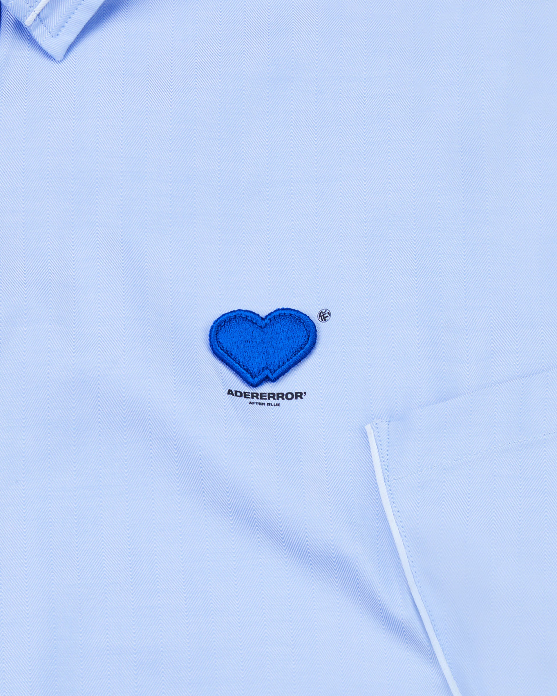 Ader Error - Twin heart logo shirt (Sky blue) product image 6 | TRAB K-Fashion Australia