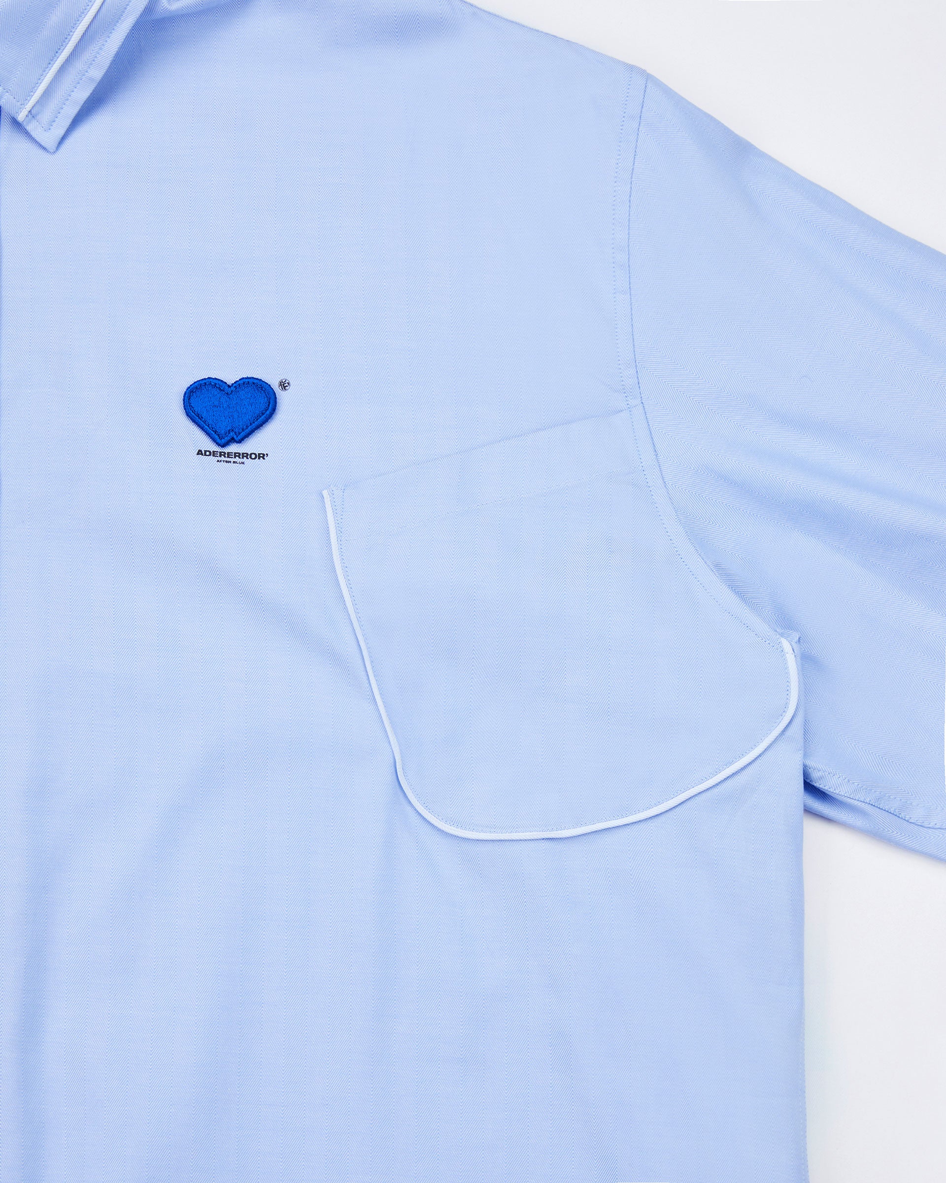 Ader Error - Twin heart logo shirt (Sky blue) product image 7 | TRAB K-Fashion Australia