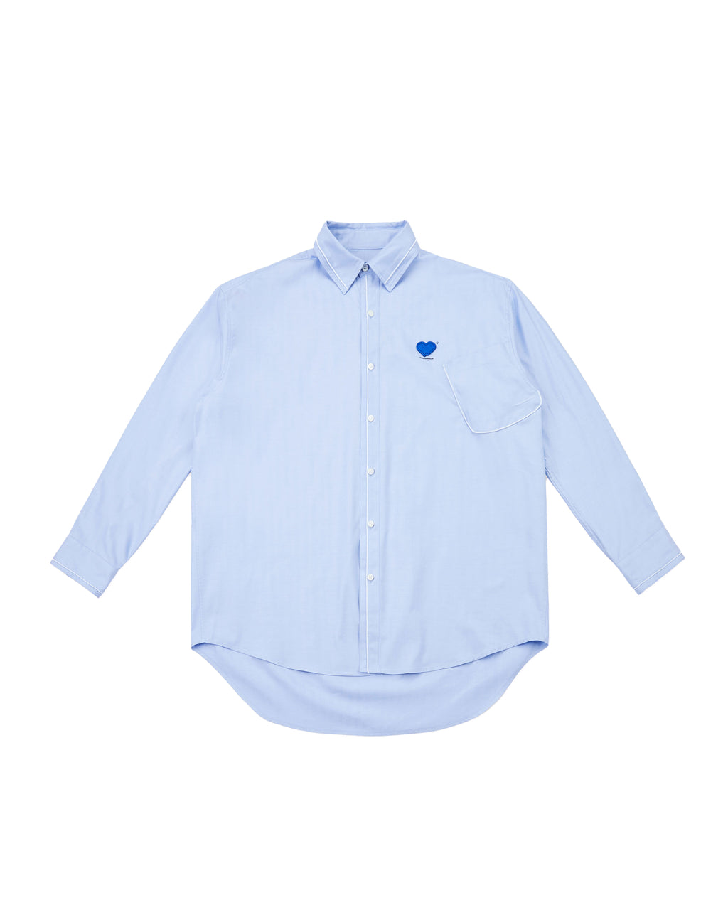 Ader Error - Twin heart logo shirt (Sky blue) product image 8 | TRAB K-Fashion Australia