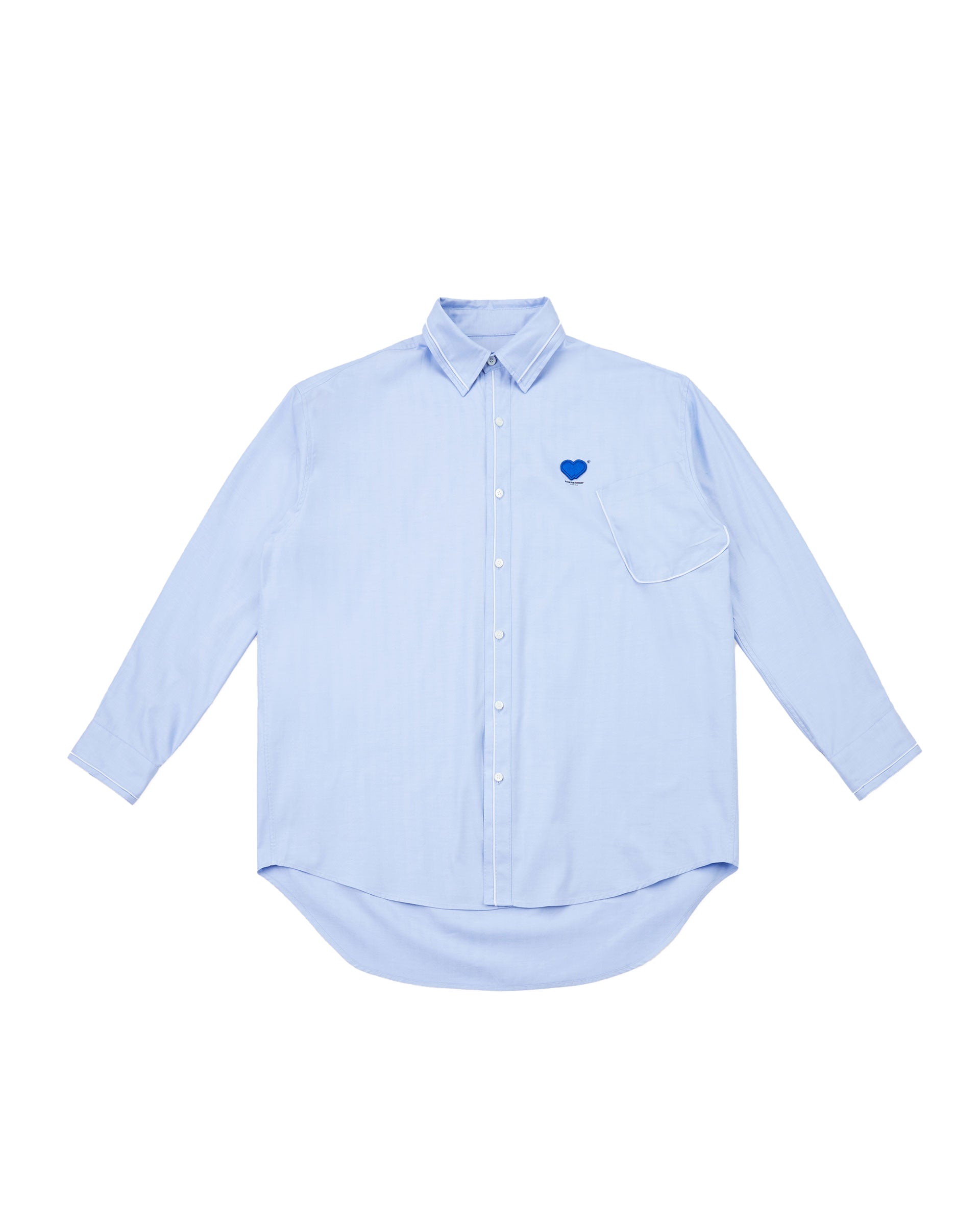 Ader Error - Twin heart logo shirt (Sky blue) product image 8 | TRAB K-Fashion Australia