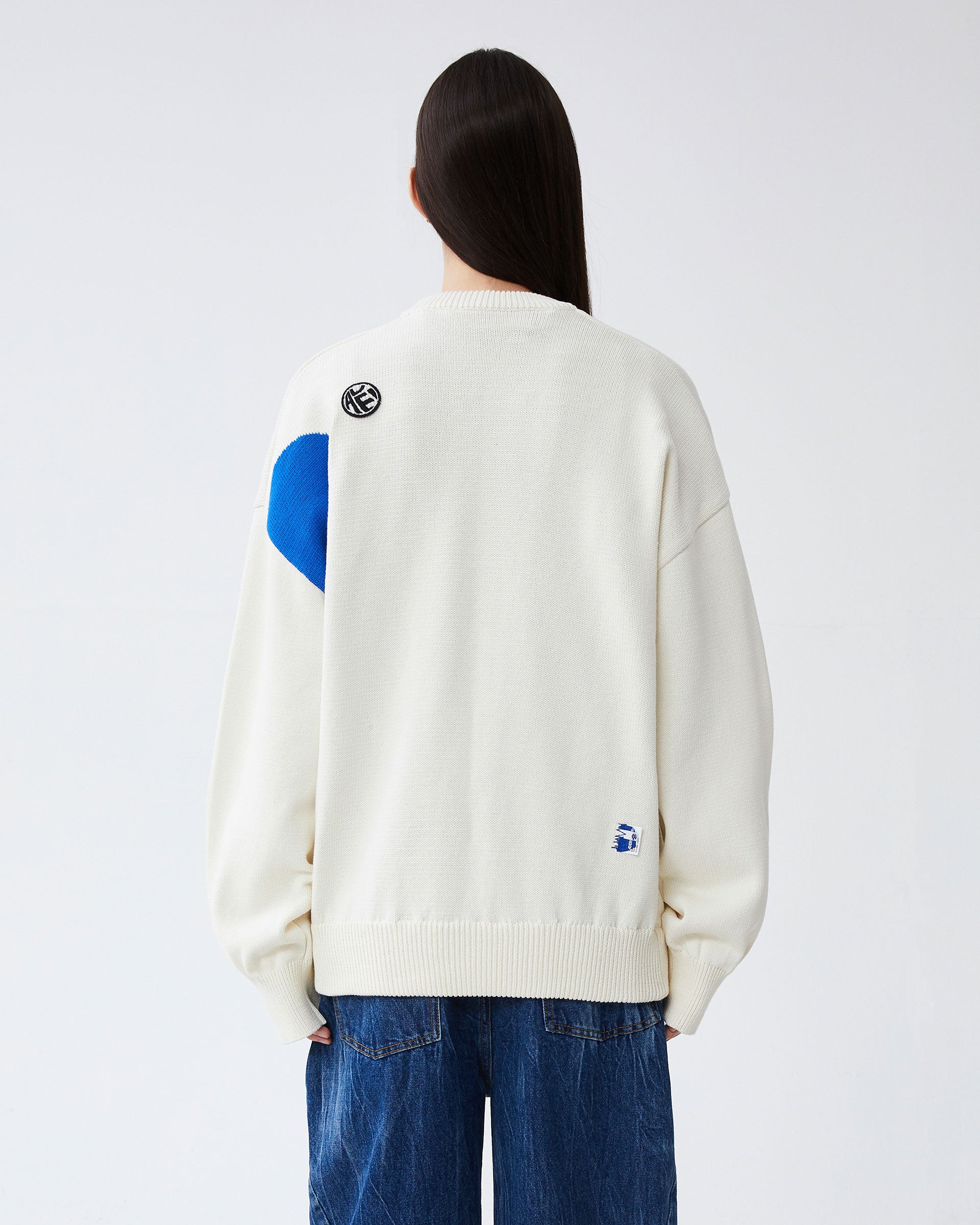 Ader Error - Twin heart logo knit (Ivory) product image 5 | TRAB K-Fashion Australia