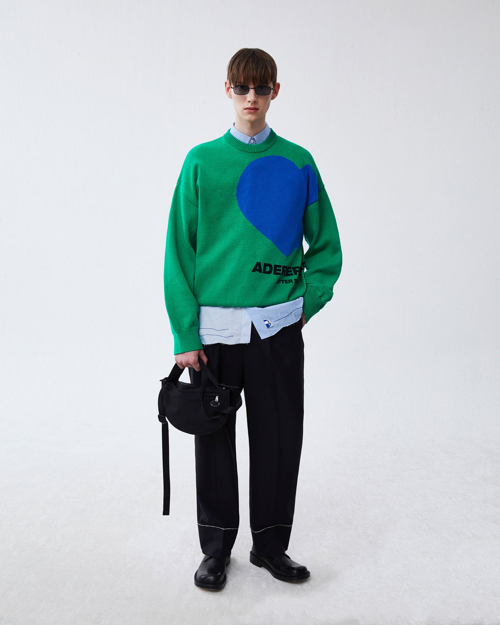Ader Error - Twin heart logo knit (Green) product image 2 | TRAB K-Fashion Australia