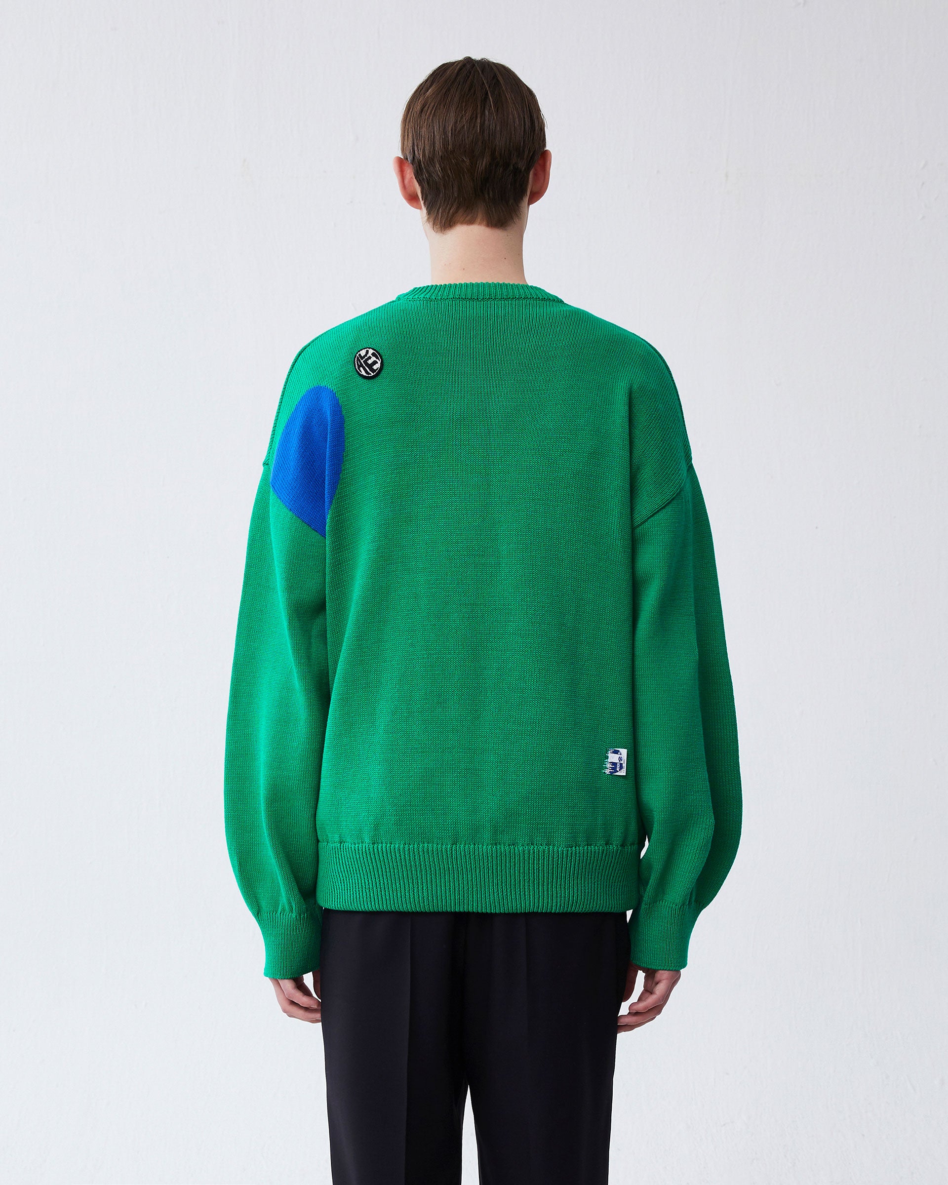 Ader Error - Twin heart logo knit (Green) product image 5 | TRAB K-Fashion Australia