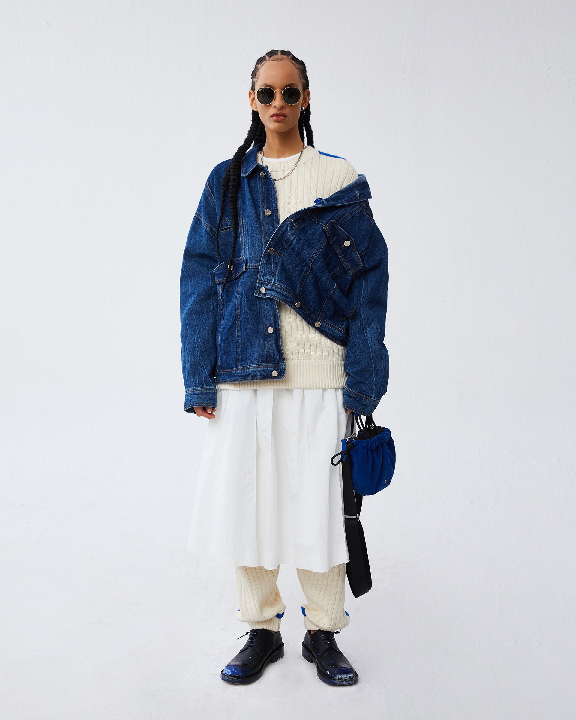 Ader Error - Ash line jacket (Blue) product image 1 | TRAB K-Fashion Australia