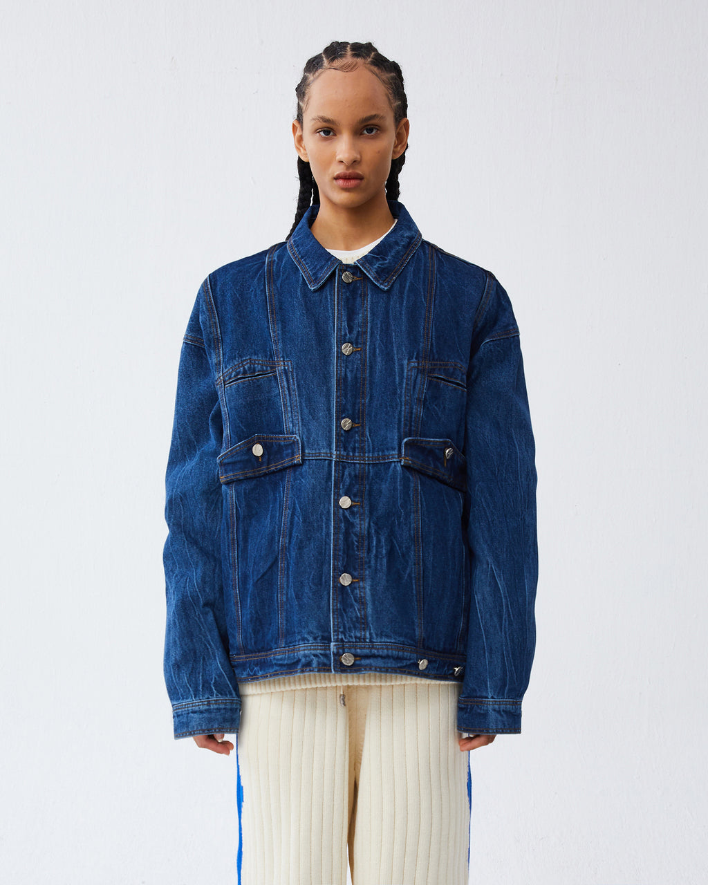 Ader Error - Ash line jacket (Blue) product image 2 | TRAB K-Fashion Australia