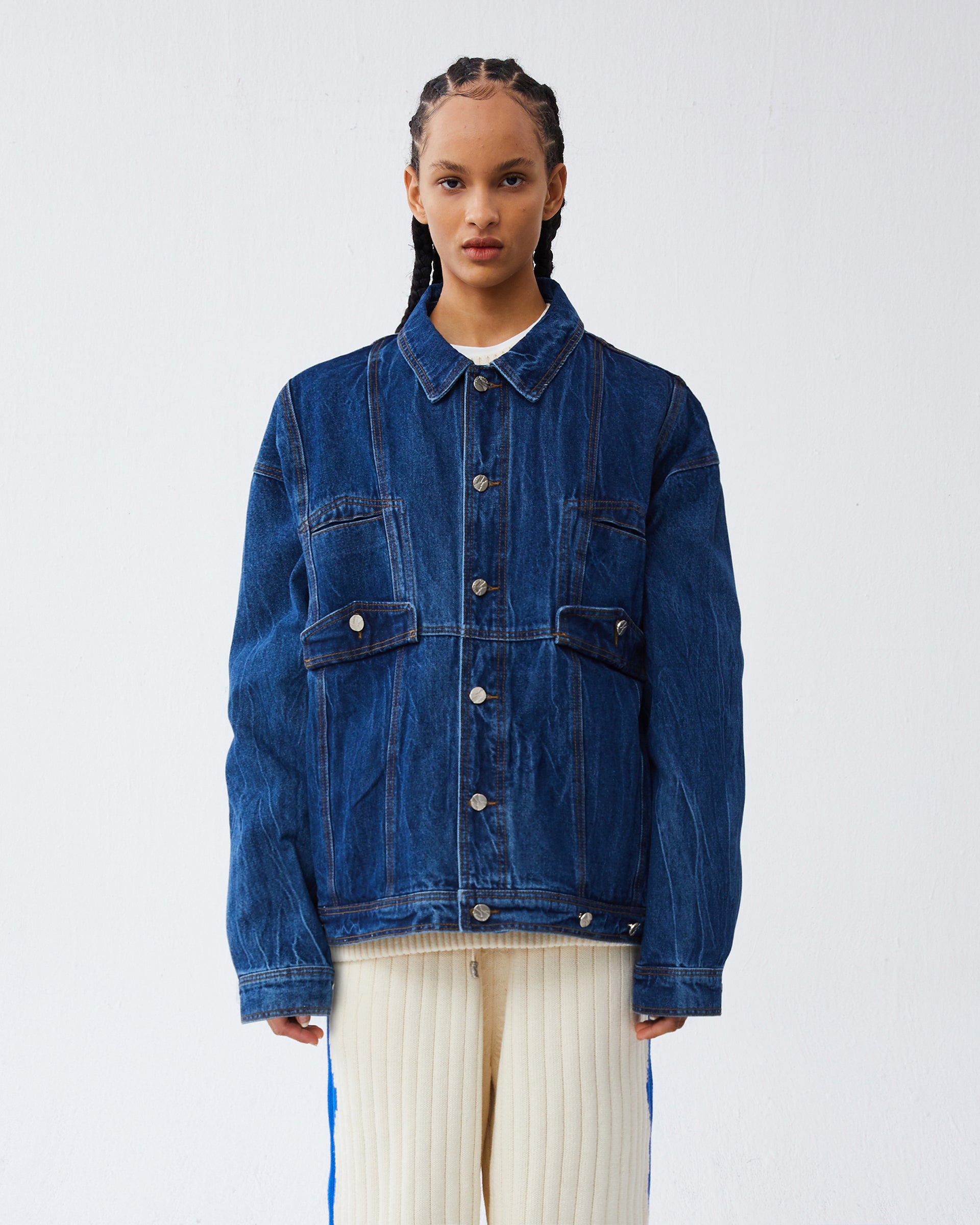 Ader Error - Ash line jacket (Blue) product image 2 | TRAB K-Fashion Australia