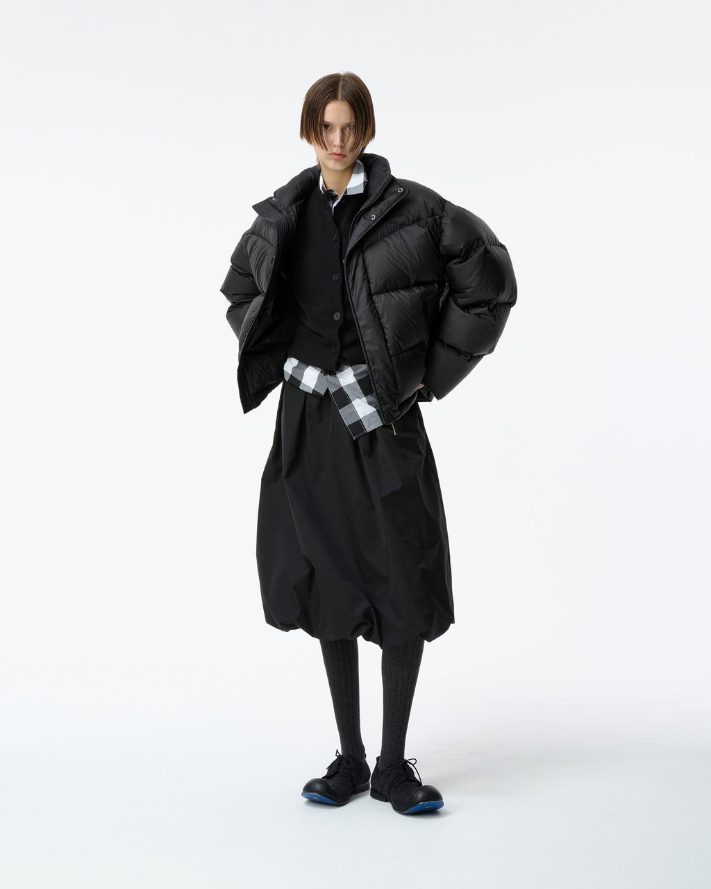 Ader Error - Sig; BL Tag puffer jacket 02 (Noir) product image 11 | TRAB K-Fashion Australia