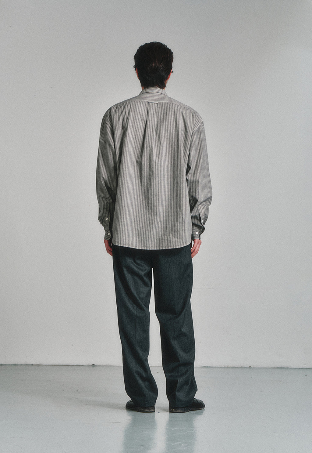 Art if acts - Wool One Tuck Trousers (Charcoal) product image 4 | TRAB K-Fashion Australia