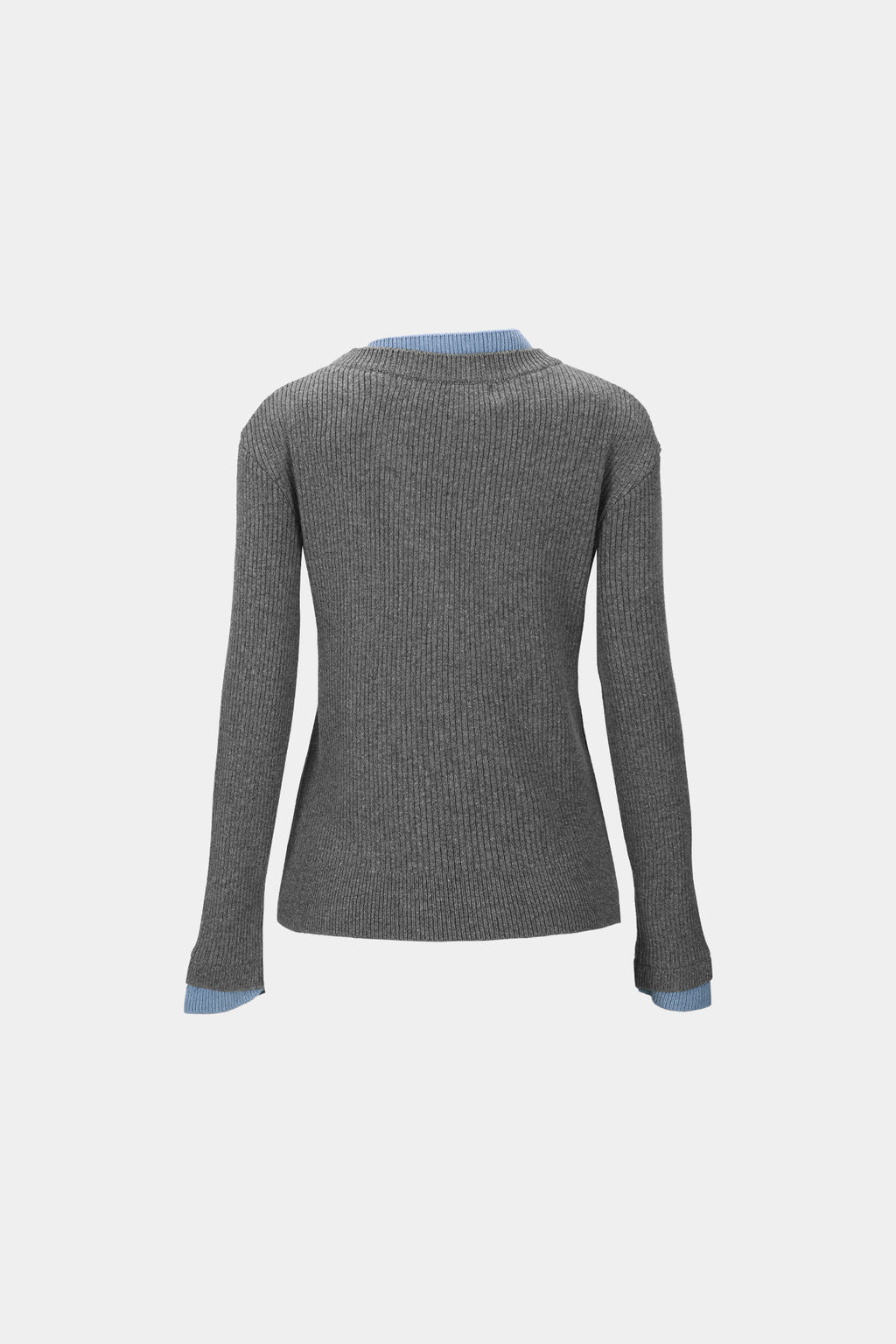 Andersson Bell - Button Slim Knit Cardigan (Grey) product image 10 | TRAB K-Fashion Australia