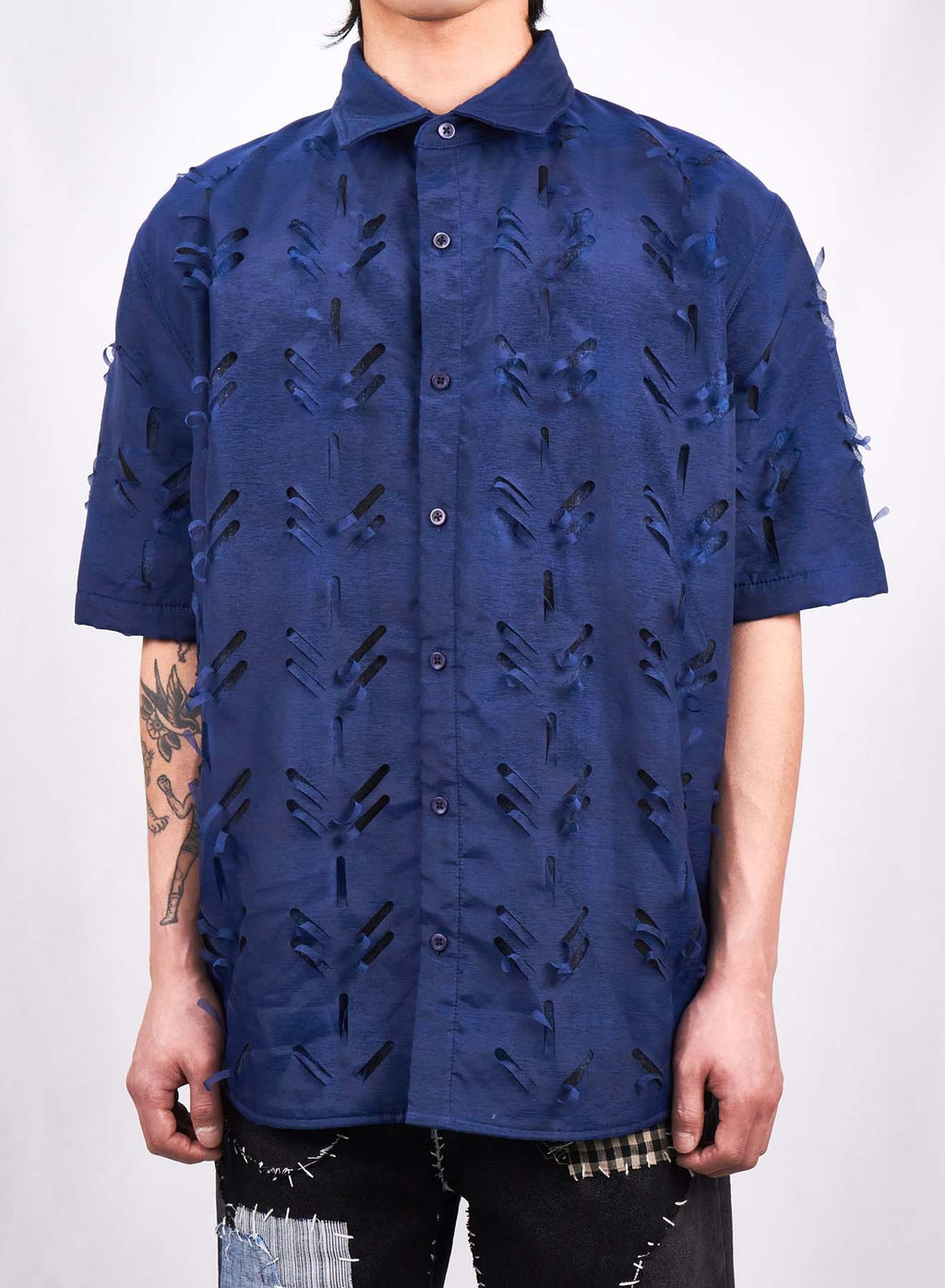 Juntae Kim - Layered Laser Slash Shirts (OC2) product image 4 | TRAB K-Fashion Australia