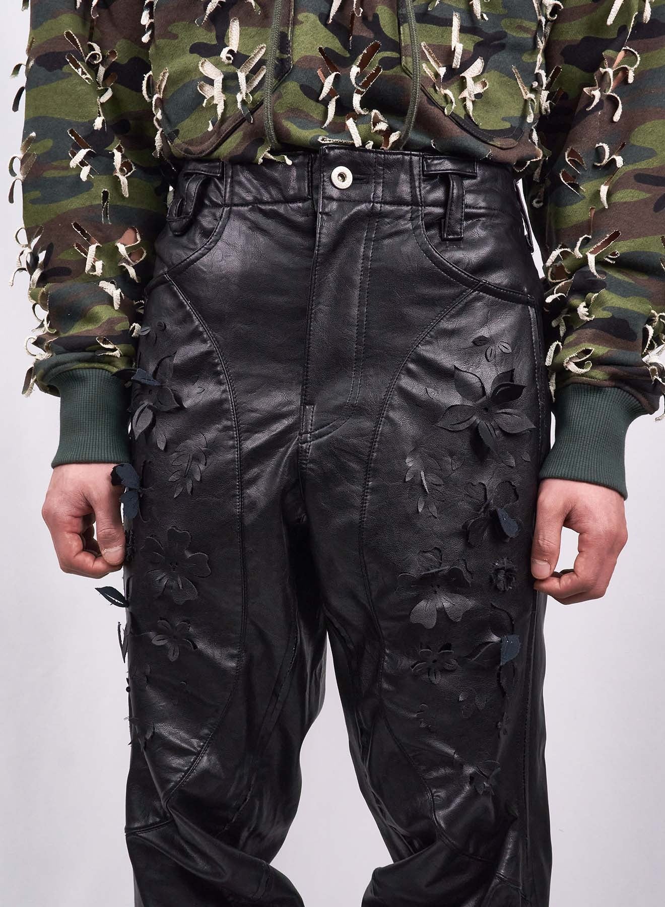 Juntae Kim - Laser-Slashed Twist Pants (OC1) product image 4 | TRAB K-Fashion Australia