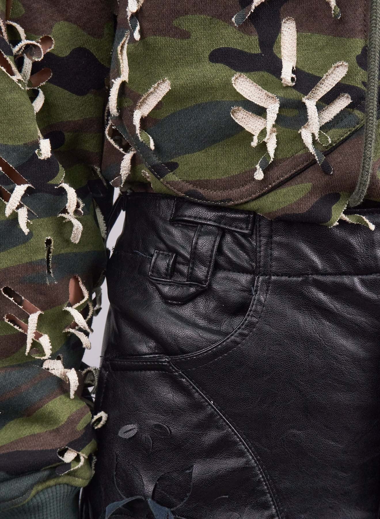 Juntae Kim - Laser-Slashed Twist Pants (OC1) product image 6 | TRAB K-Fashion Australia