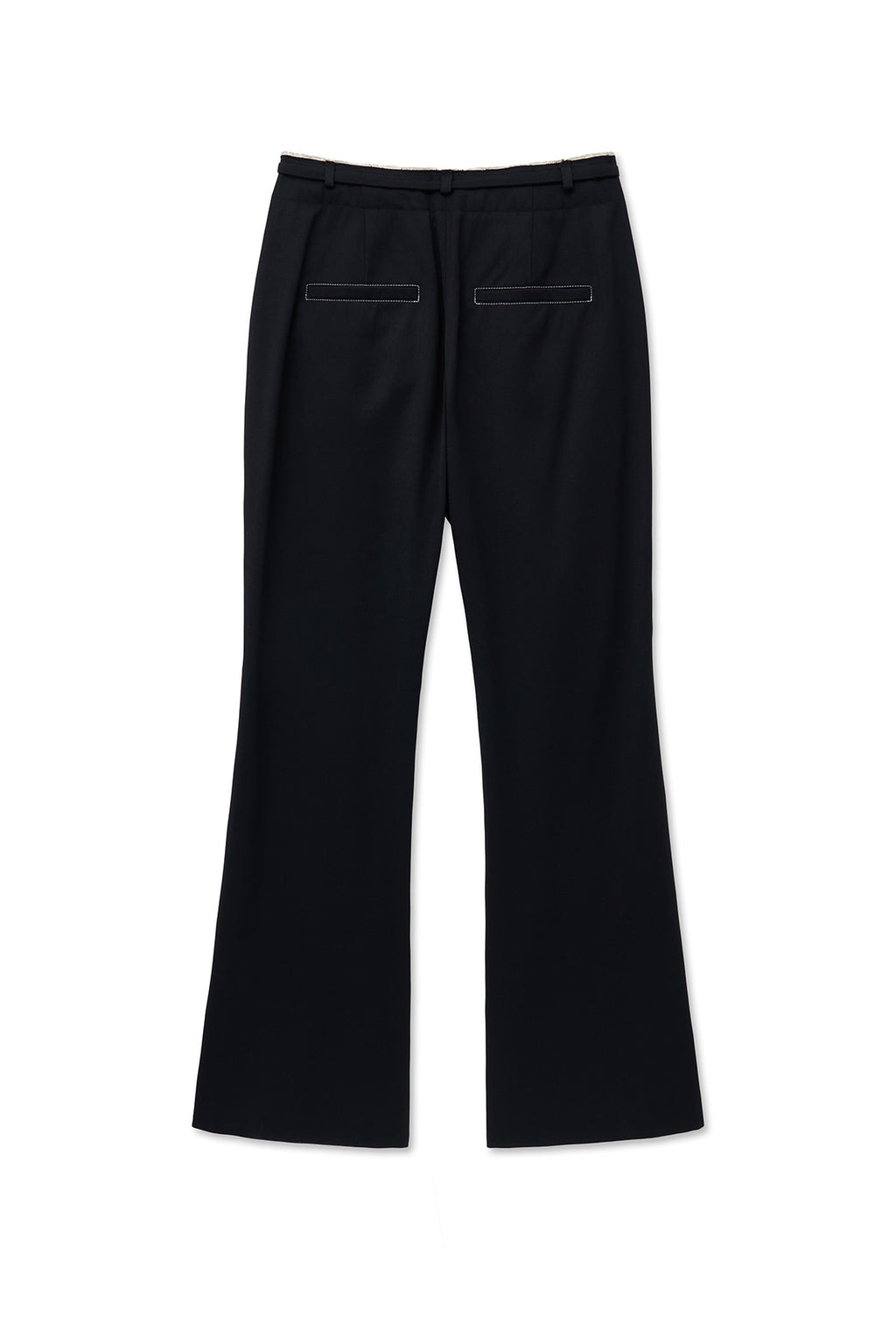 Matin Kim - Cut Out Point String Trouser (Black) product image 3 | TRAB K-Fashion Australia