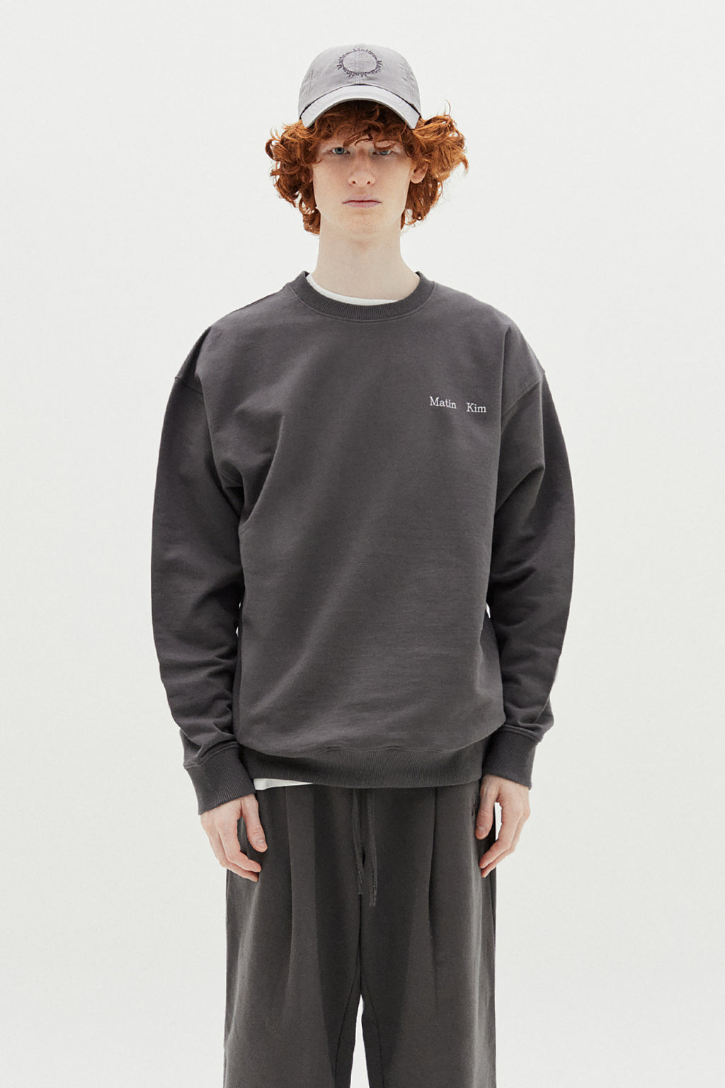 Matin Kim - Crisp Logo Ball Cap (Silver) product image 4 | TRAB K-Fashion Australia