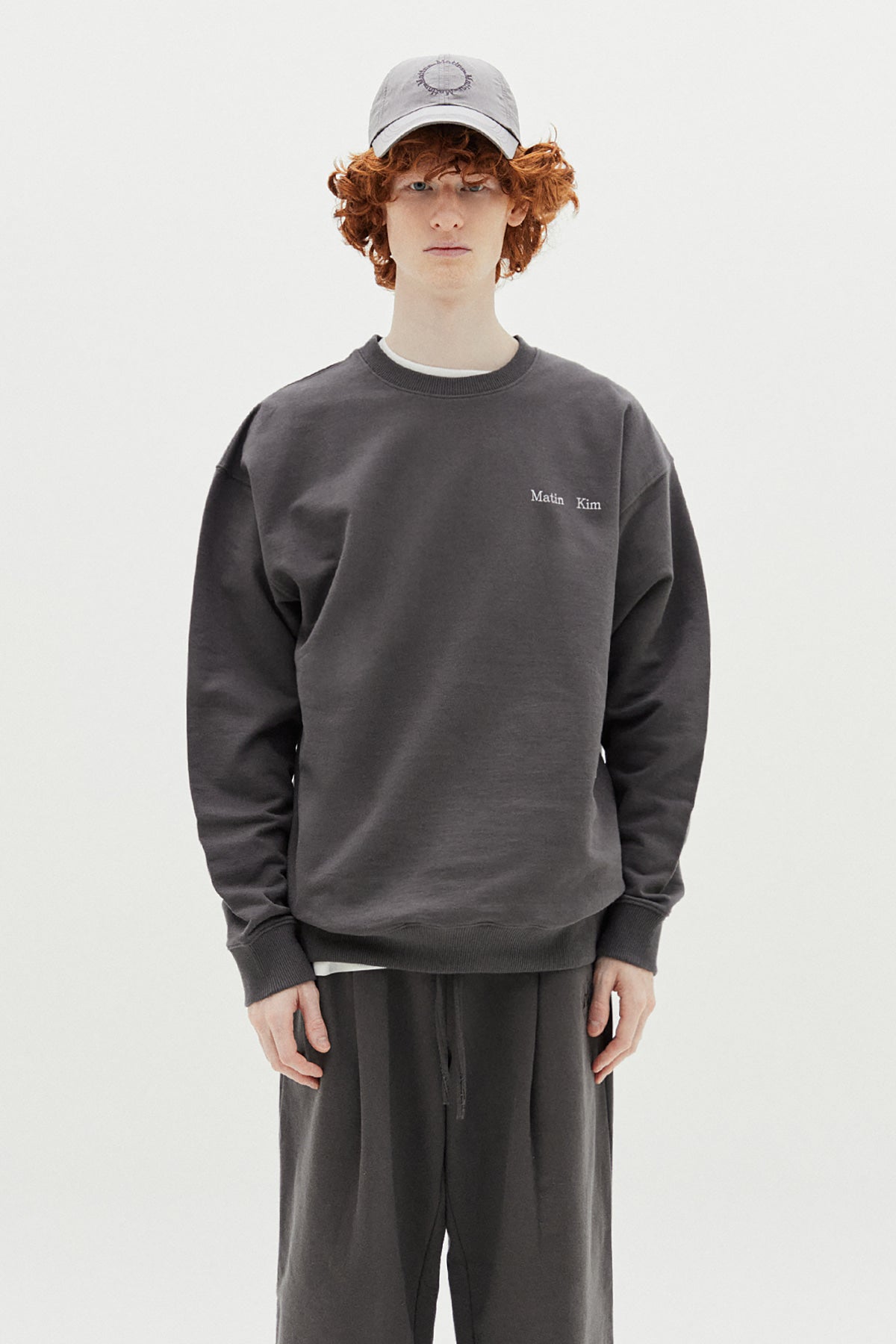 Matin Kim - Crisp Logo Ball Cap (Silver) product image 4 | TRAB K-Fashion Australia