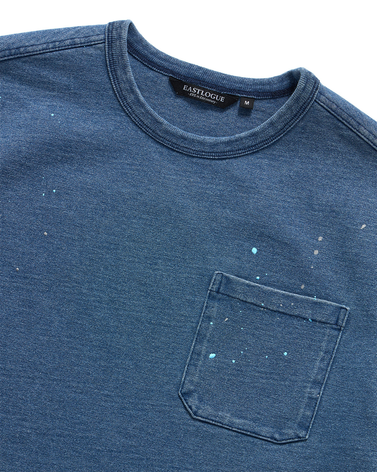 Eastlogue - Naval Embroidery T-shirts (Washed Indigo) product image 8 | TRAB K-Fashion Australia