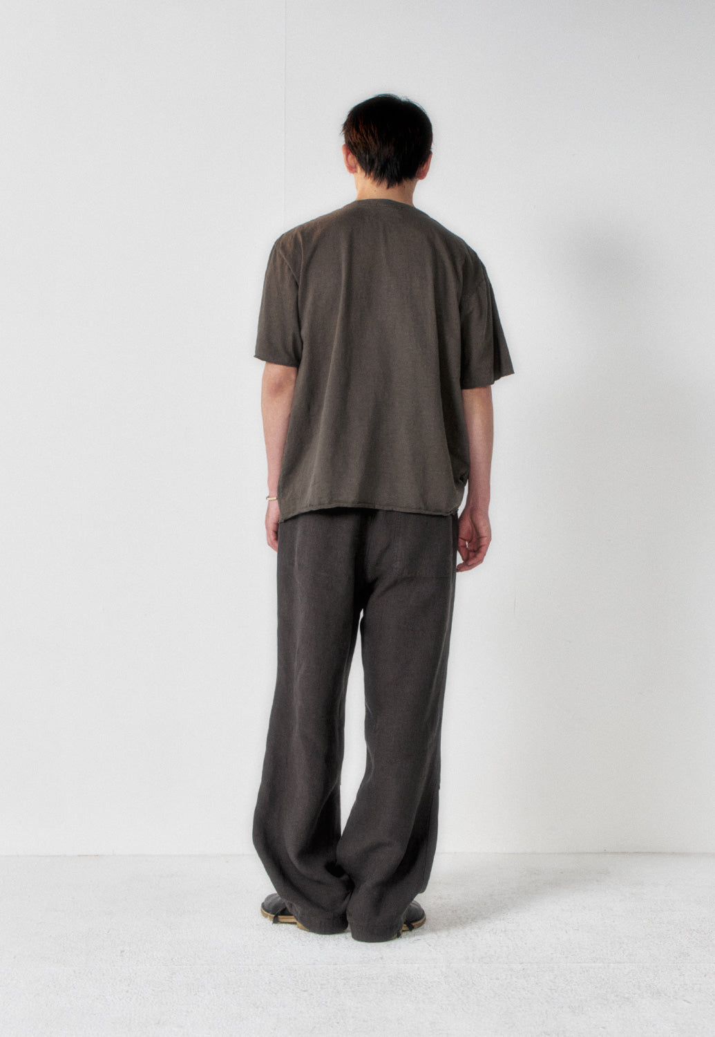 Art if acts - Linen Parachute Pants (Vintage Charcoal) product image 3 | TRAB K-Fashion Australia