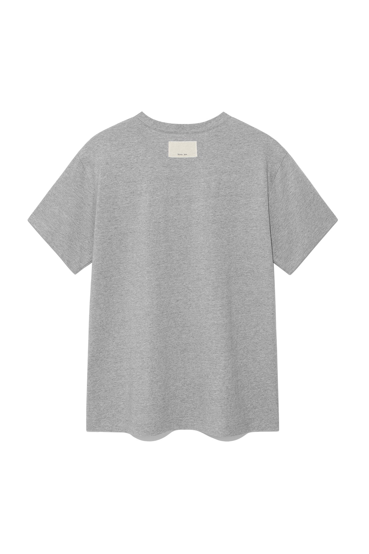 Matin Kim - Minimal Arch Logo Top (Grey) product image 2 | TRAB K-Fashion Australia
