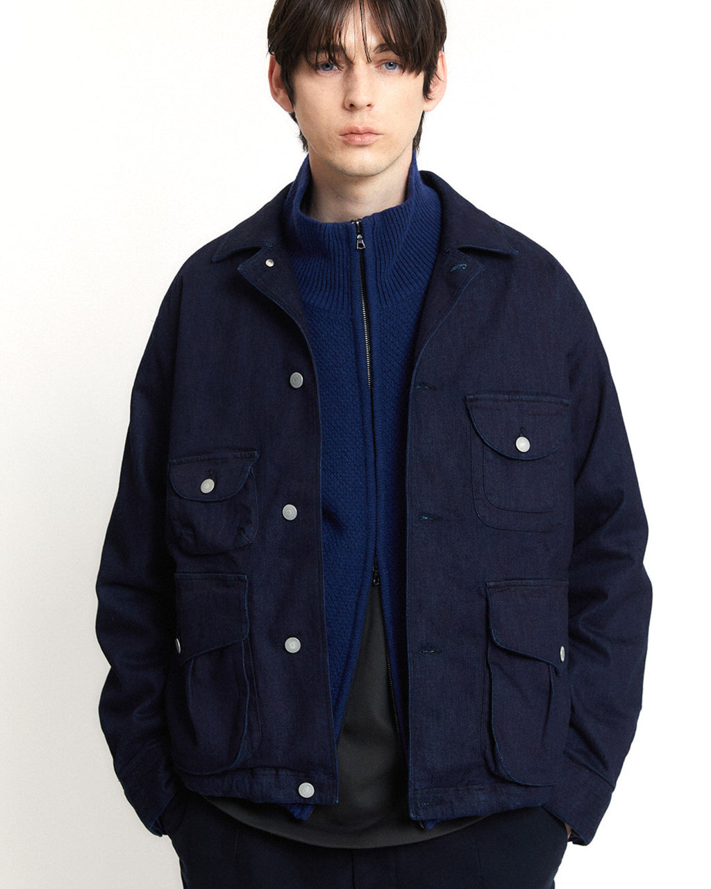 Eastlogue - Trapper Jacket (Indigo Denim) product image 3 | TRAB K-Fashion Australia