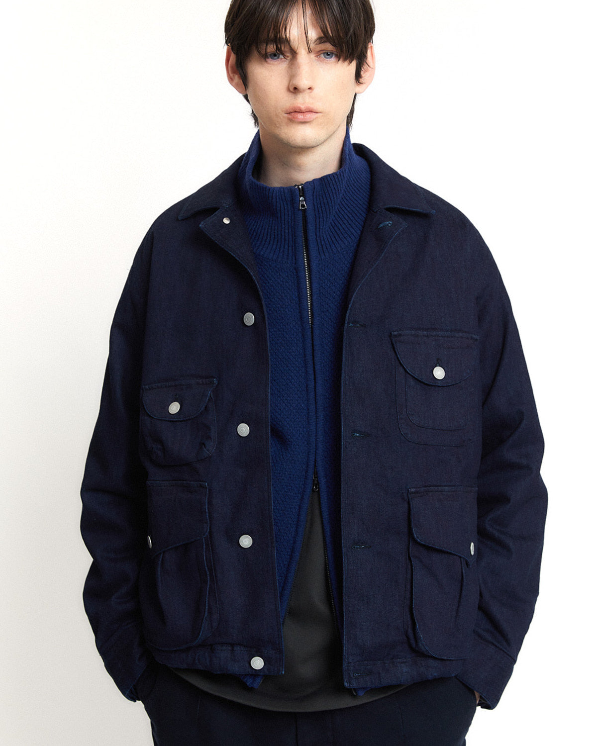 Eastlogue - Trapper Jacket (Indigo Denim) product image 3 | TRAB K-Fashion Australia