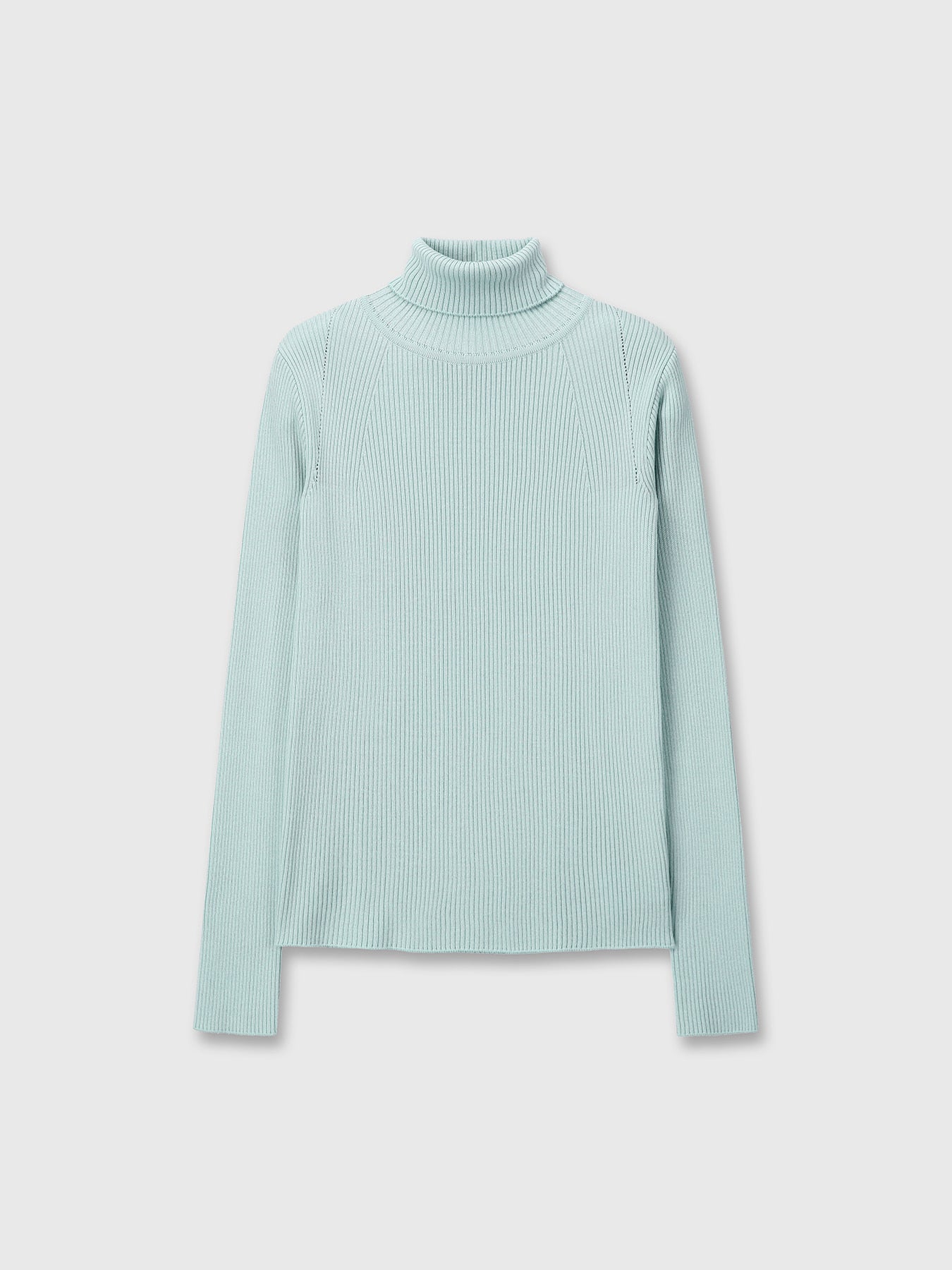 Tonywack - Slim-Fit Ribbed Turtleneck (Mint) product image 8 | TRAB K-Fashion Australia