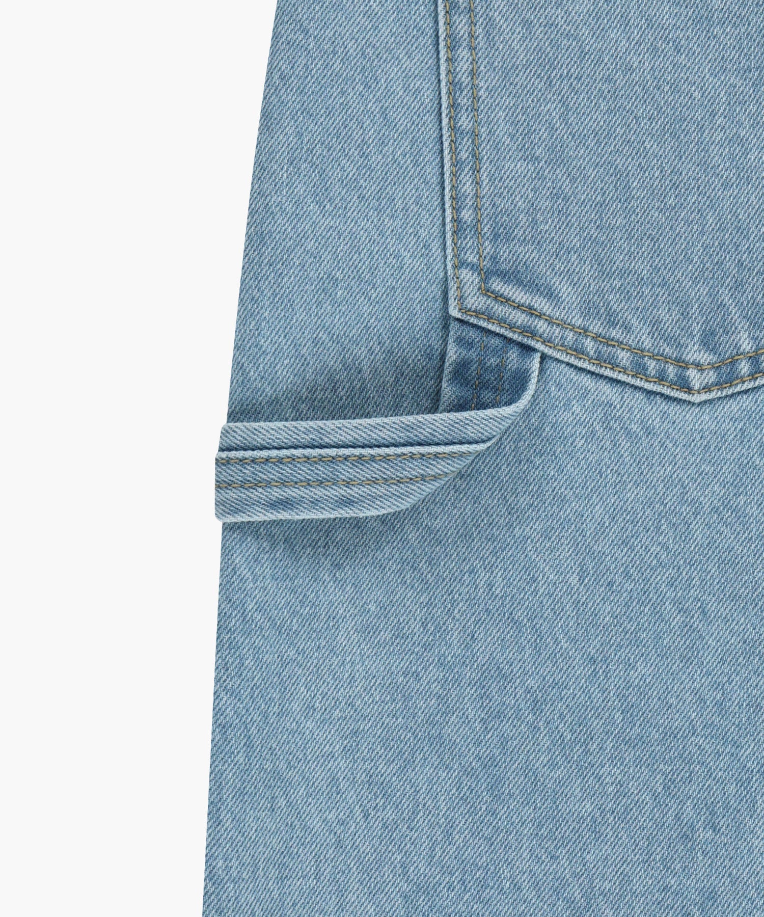 Marithe & Francois Girbaud - Carpenter Denim Shorts (Light Blue) product image 13 | TRAB K-Fashion Australia