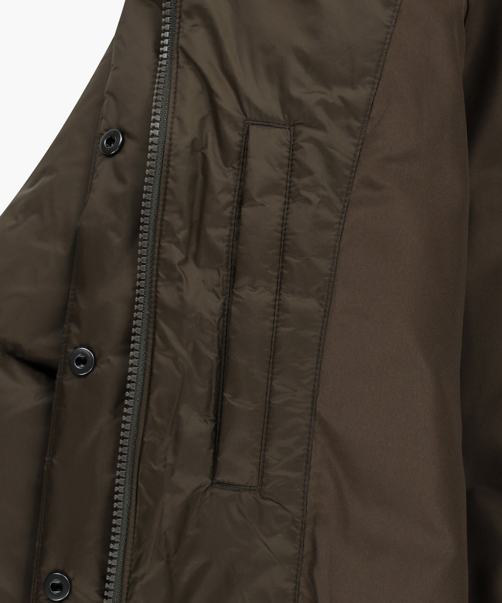 Marithe & Francois Girbaud - Regular Logo Hooded Crop Down Jacket (Brown) product image 13 | TRAB K-Fashion Australia