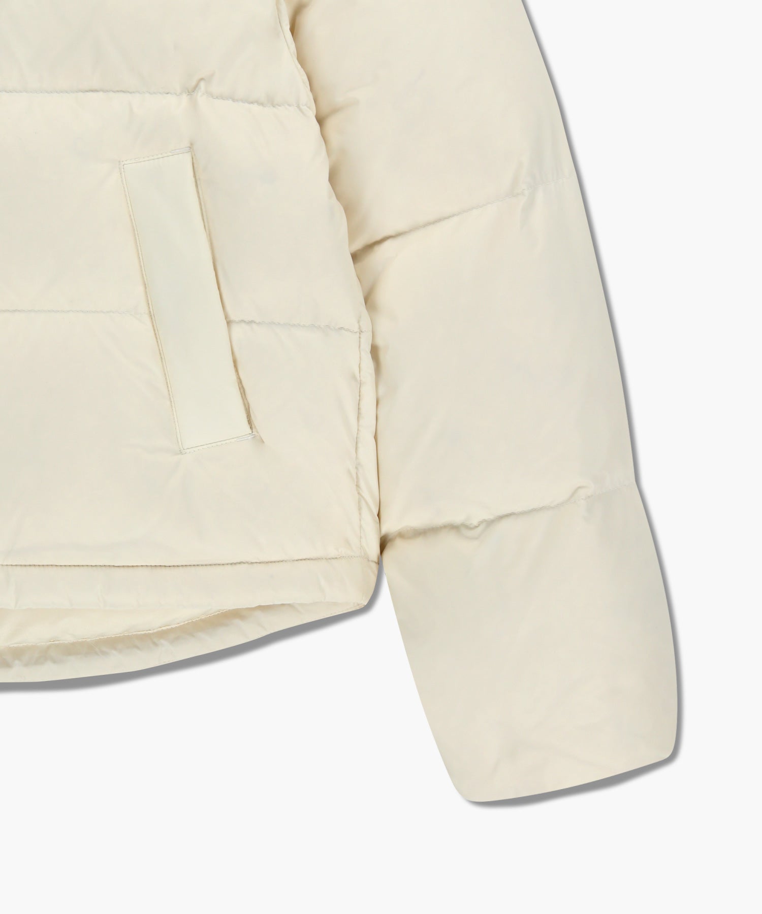 Marithe & Francois Girbaud - Basic Crop Down Jacket (Ivory) product image 13 | TRAB K-Fashion Australia