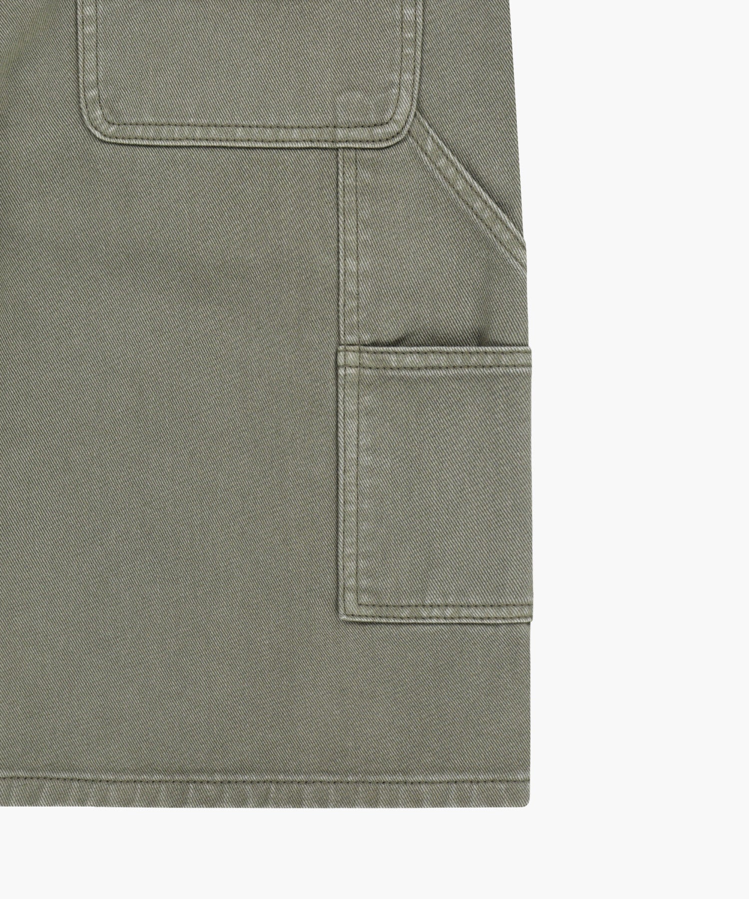 Marithe & Francois Girbaud - Bermuda Carpenter Denim Shorts (Gray Khaki) product image 13 | TRAB K-Fashion Australia