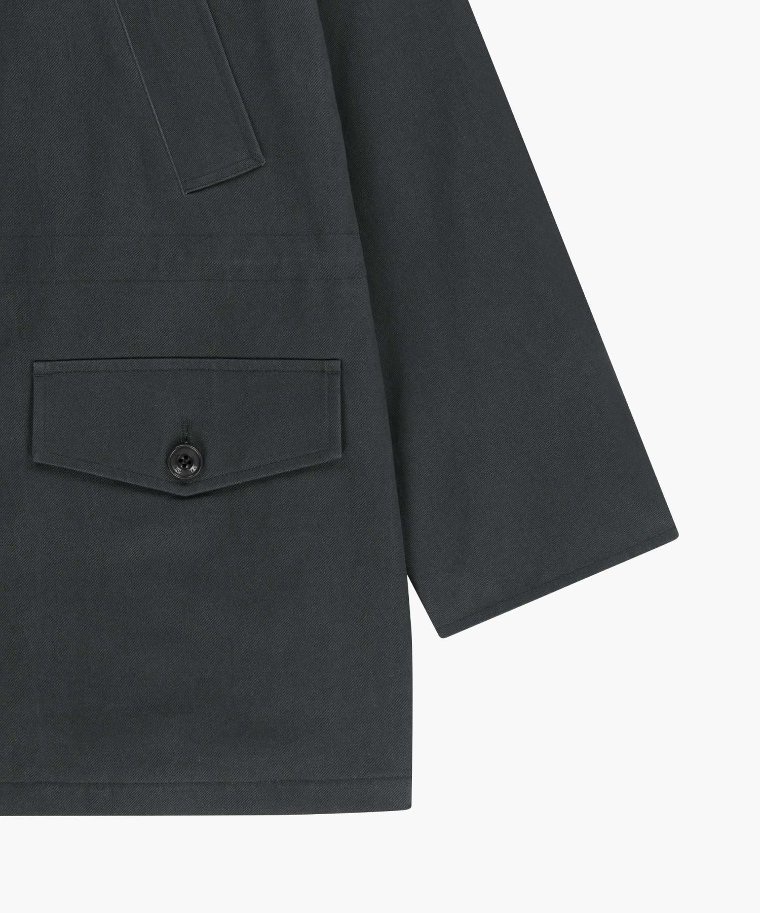 Marithe & Francois Girbaud - Cotton Washed Hunting Jacket (Charcoal) product image 13 | TRAB K-Fashion Australia