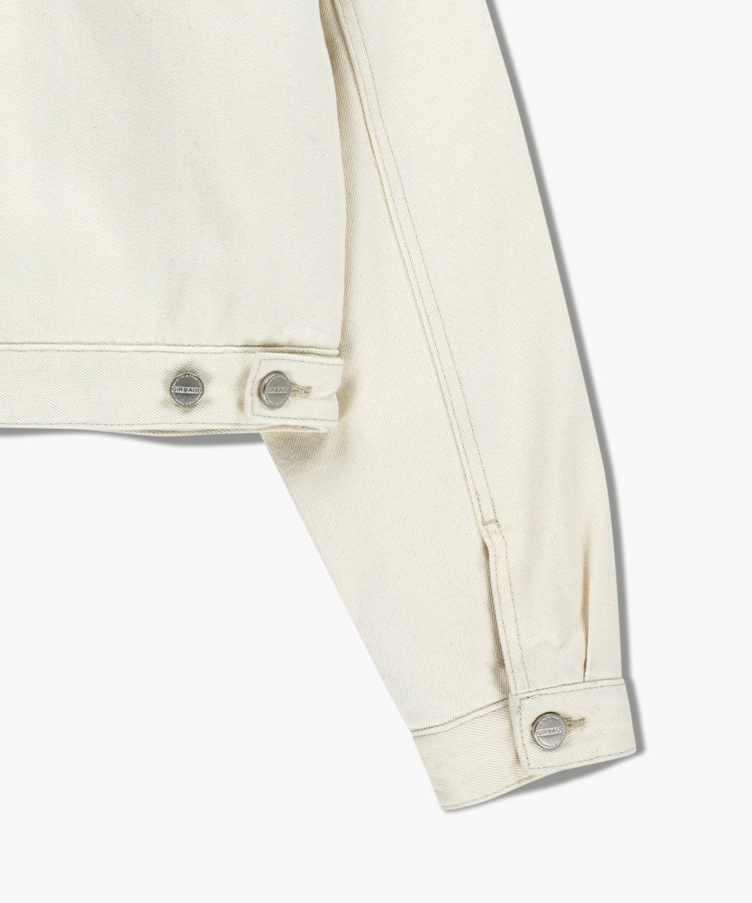 Marithe & Francois Girbaud - Crop Shearling Denim Jacket (Ecru) product image 13 | TRAB K-Fashion Australia