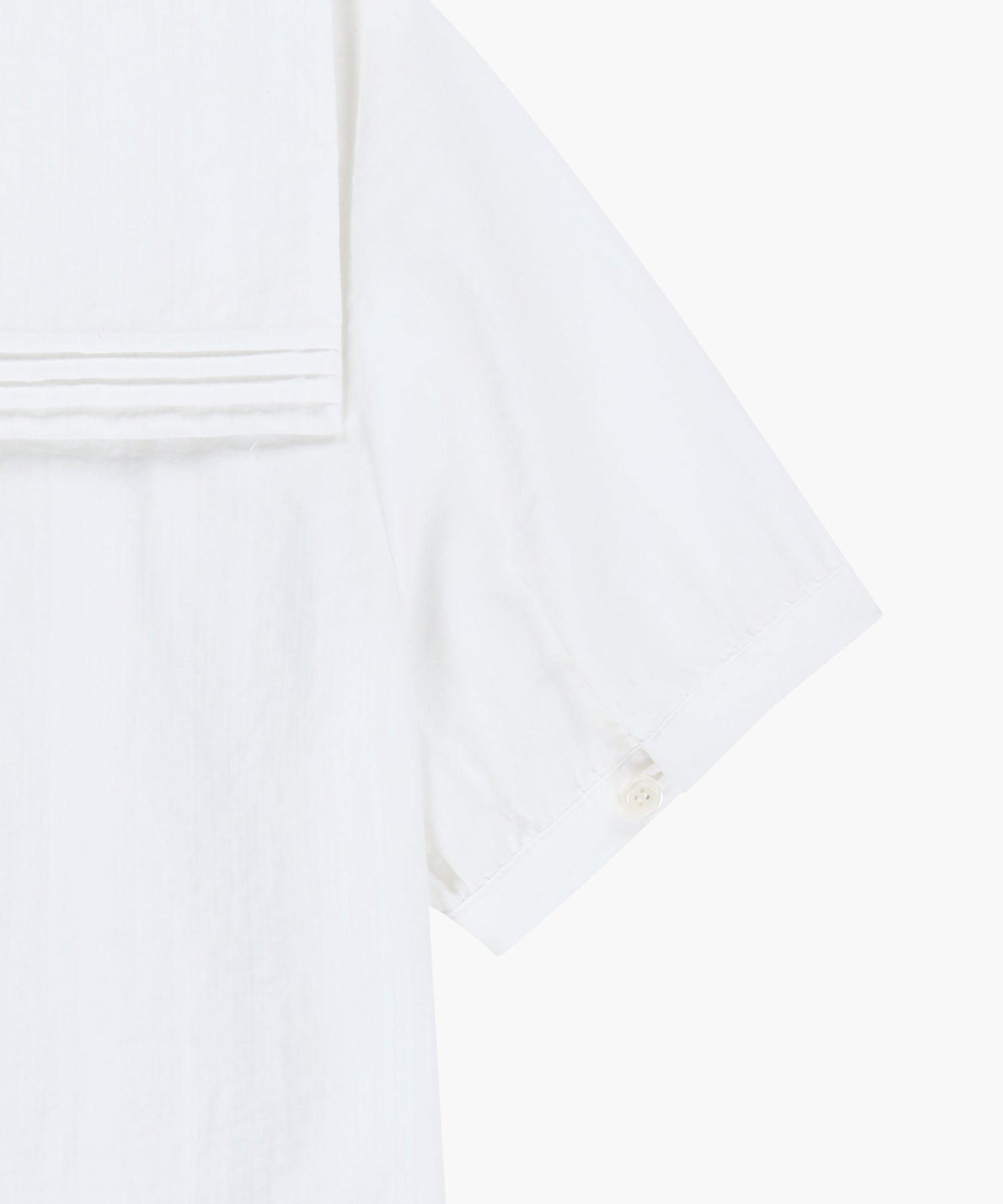 Marithe & Francois Girbaud - Pin Tuck Sailor Half Sleeve Shirt (White) product image 13 | TRAB K-Fashion Australia