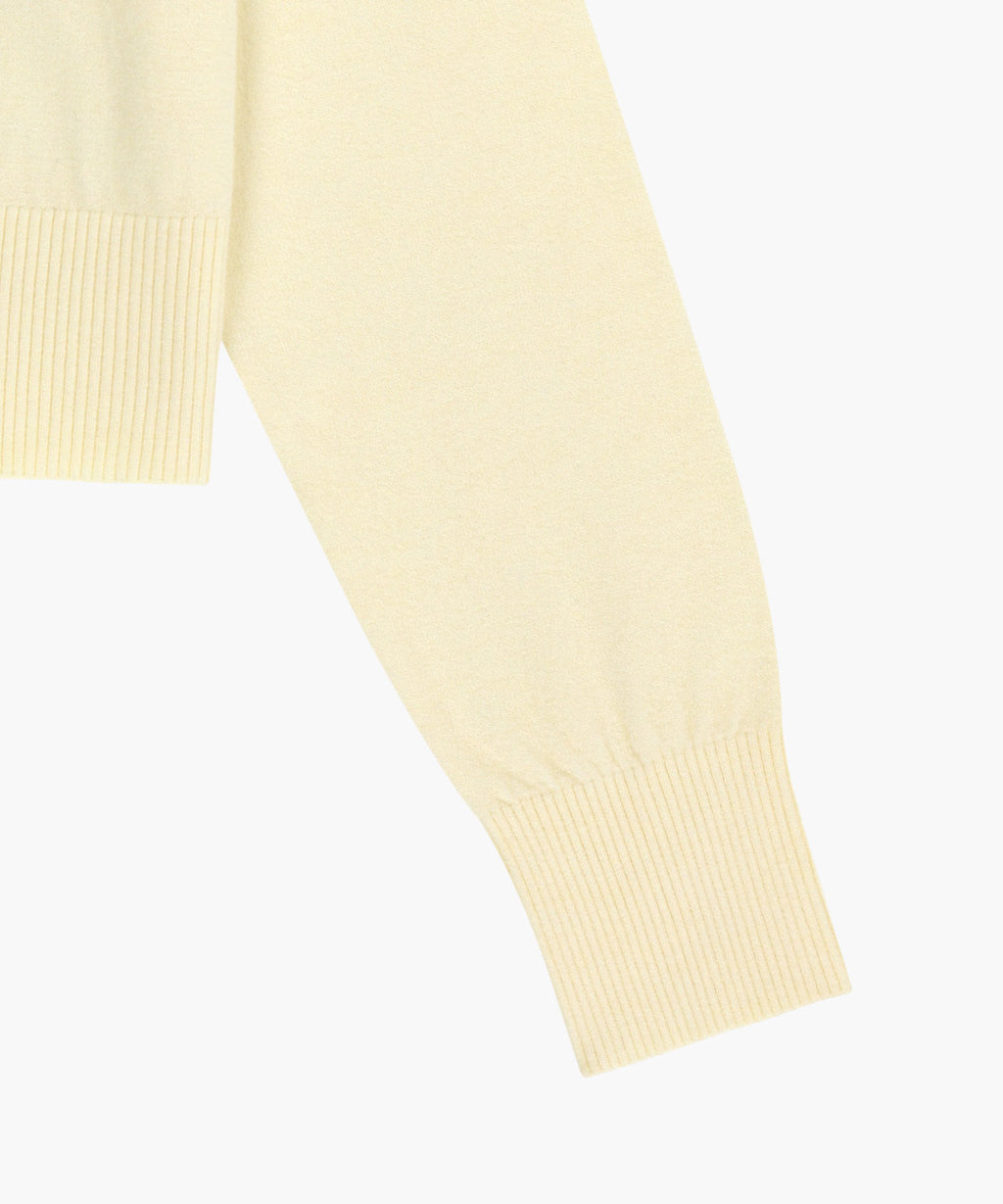 Marithe & Francois Girbaud - Basic Knit Cardigan Setup (Ivory) product image 13 | TRAB K-Fashion Australia