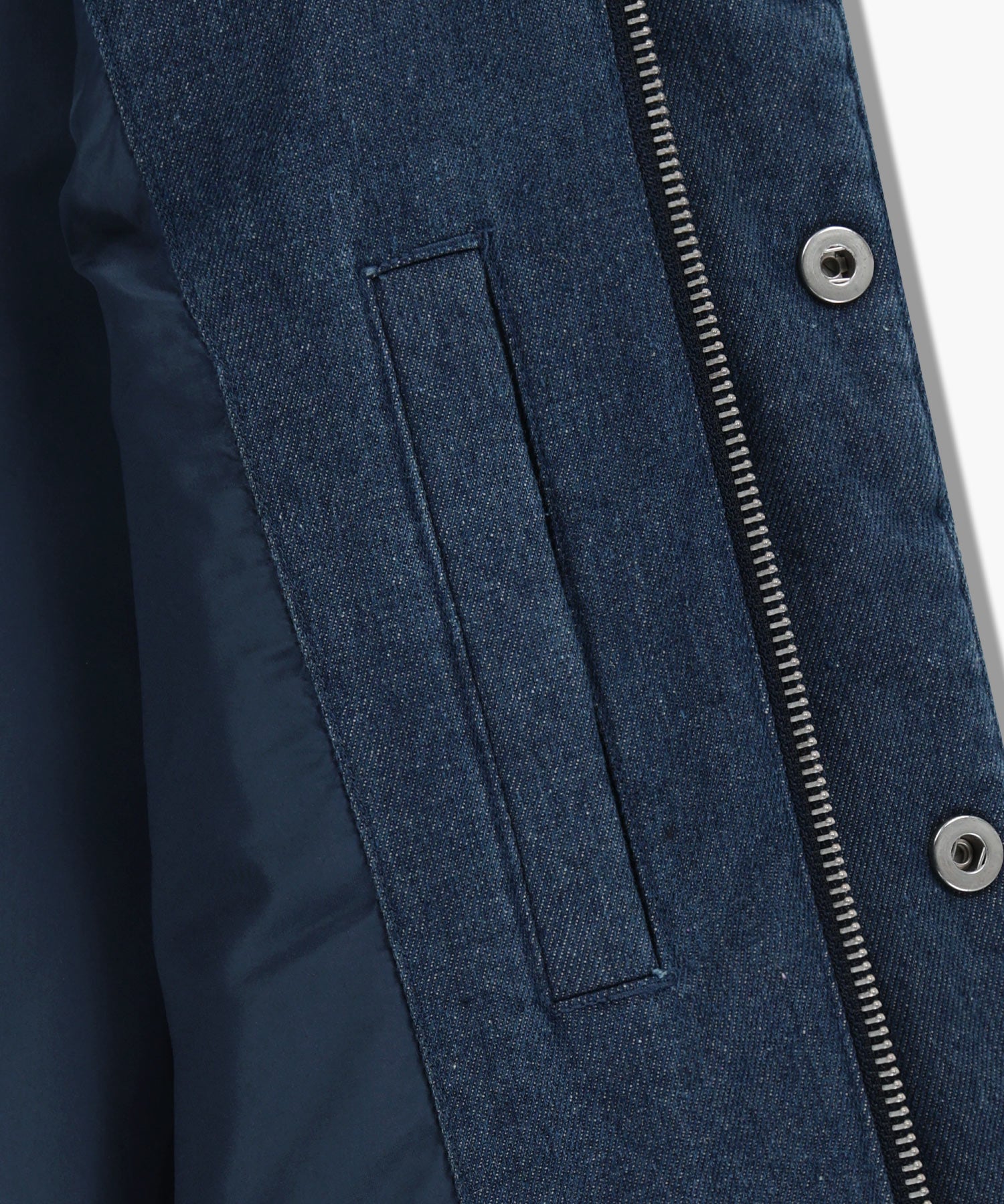 Marithe & Francois Girbaud - Classic Logo Denim Down Vest (Dark Blue) product image 13 | TRAB K-Fashion Australia