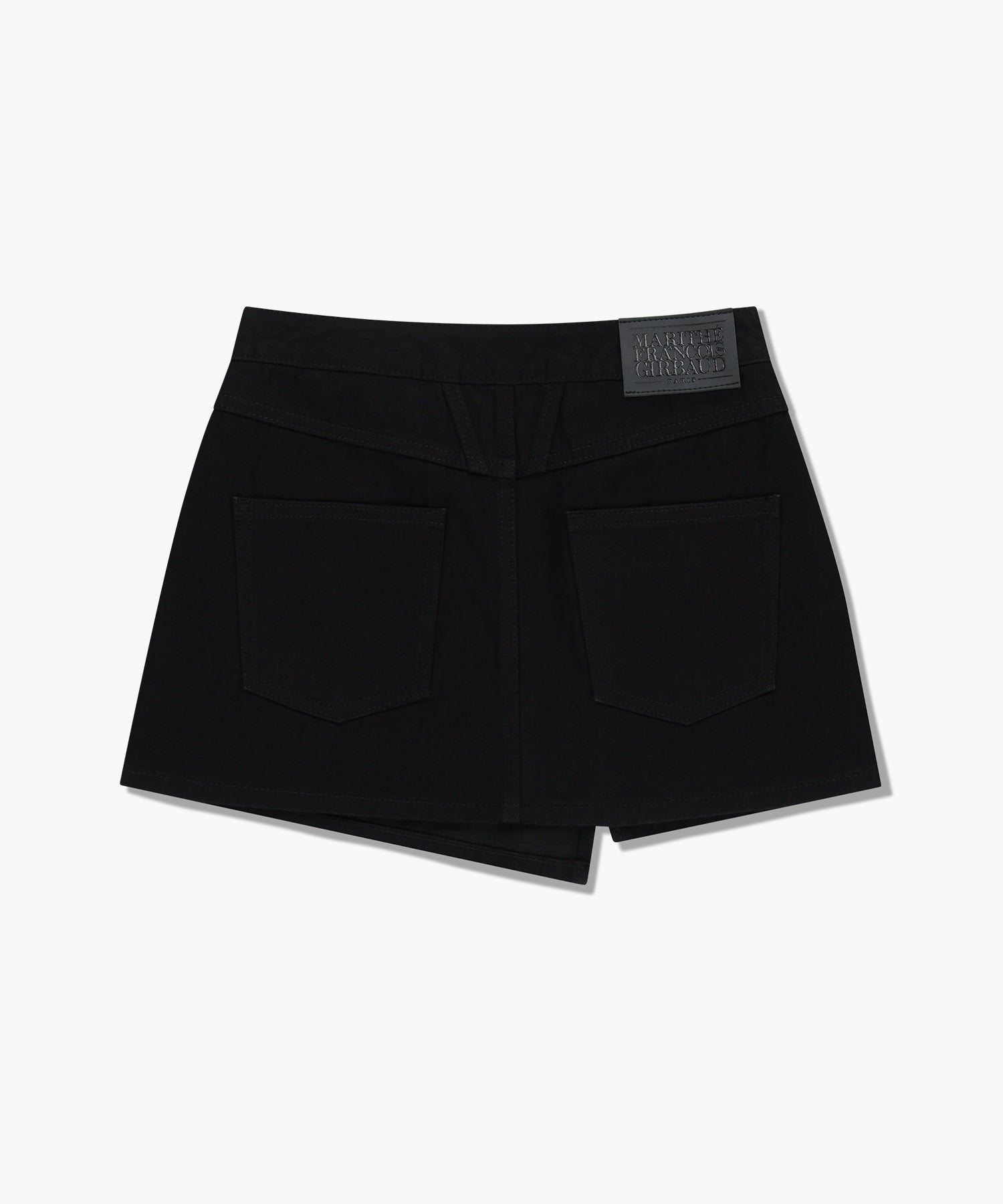 Marithe & Francois Girbaud - Skirt Layered Denim Pants (Black) product image 13 | TRAB K-Fashion Australia