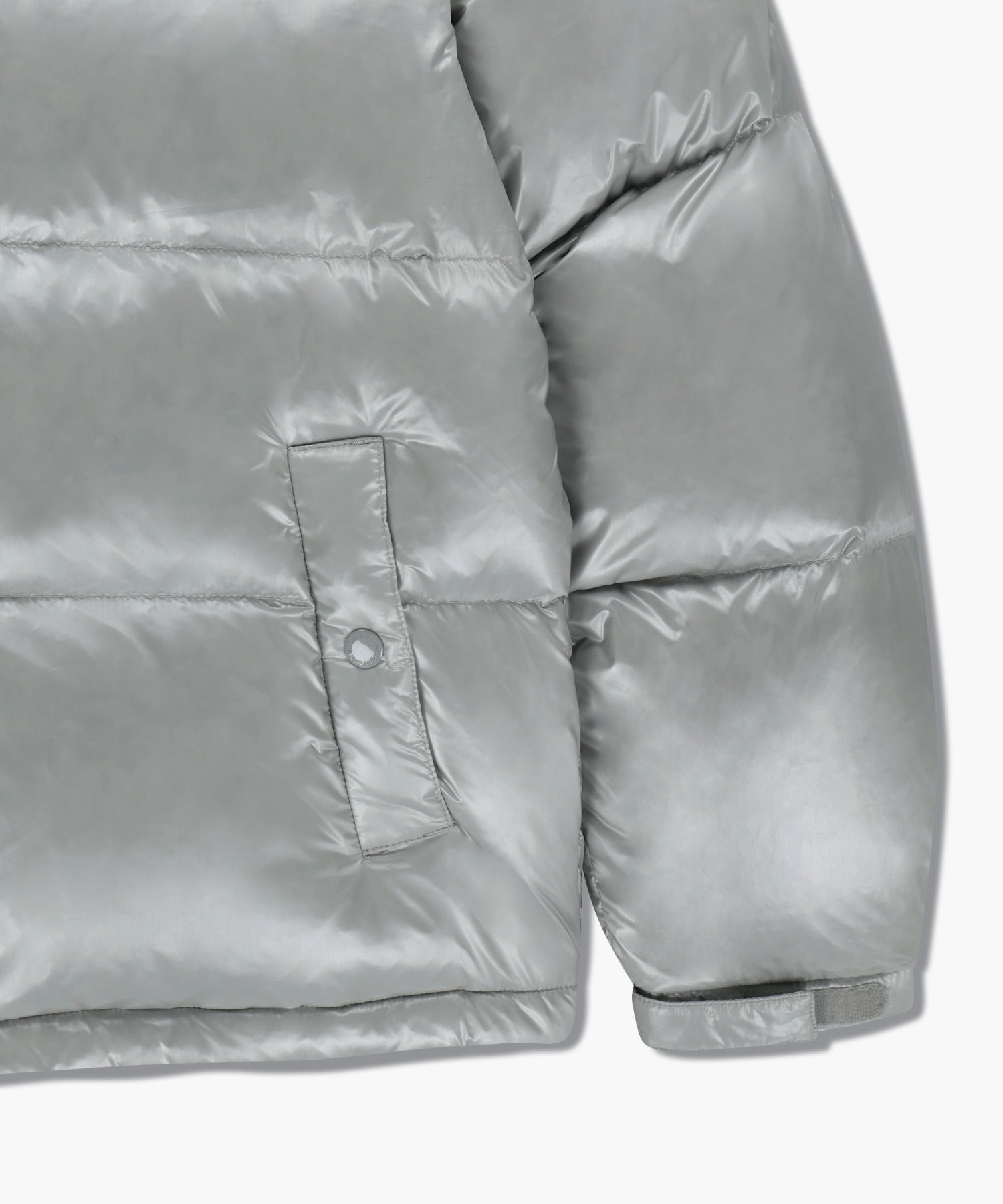 Marithe & Francois Girbaud - Glossy Down Jacket (Light Gray) product image 13 | TRAB K-Fashion Australia