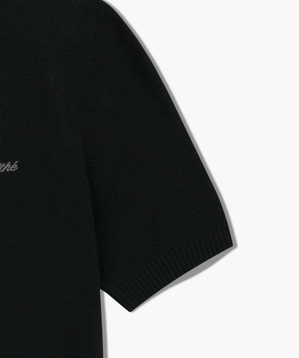 Marithe & Francois Girbaud - Half Knit Round Neck Cardigan Set Up (Black) product image 13 | TRAB K-Fashion Australia