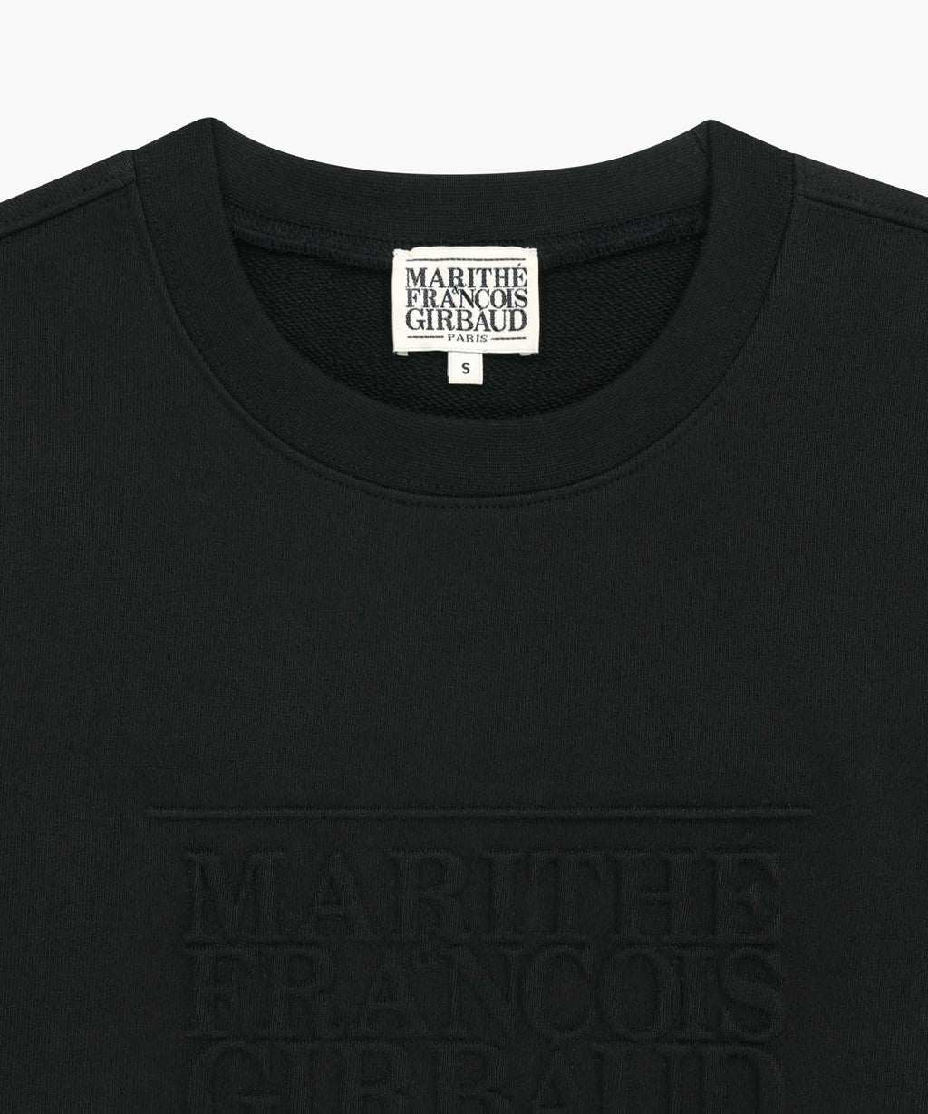 Marithe & Francois Girbaud - Embo Classic Logo Sweatshirt (Black) product image 8 | TRAB K-Fashion Australia