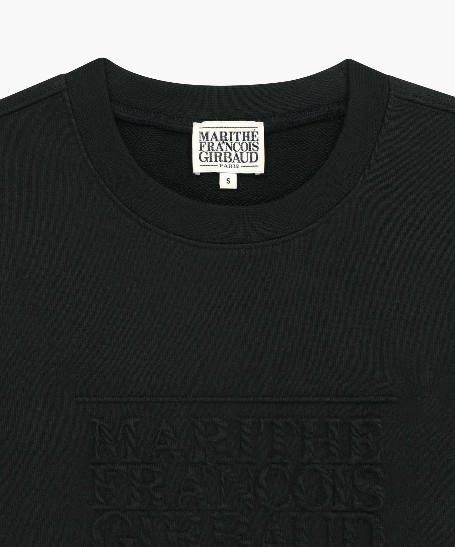 Marithe & Francois Girbaud - Embo Classic Logo Sweatshirt (Black) product image 8 | TRAB K-Fashion Australia