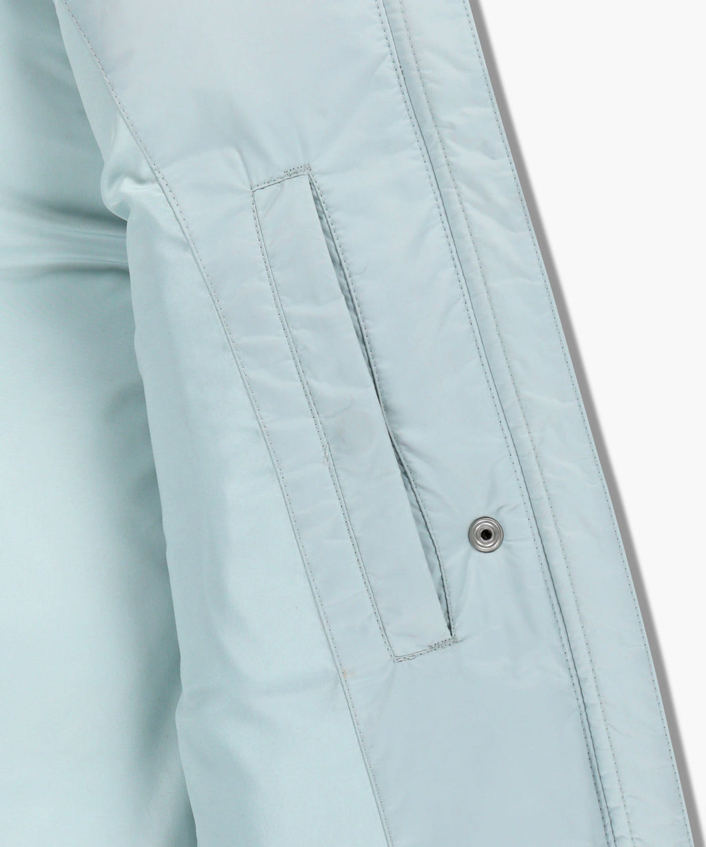 Marithe & Francois Girbaud - Circle Logo Crop Hooded Down Vest (Mint Gray) product image 13 | TRAB K-Fashion Australia