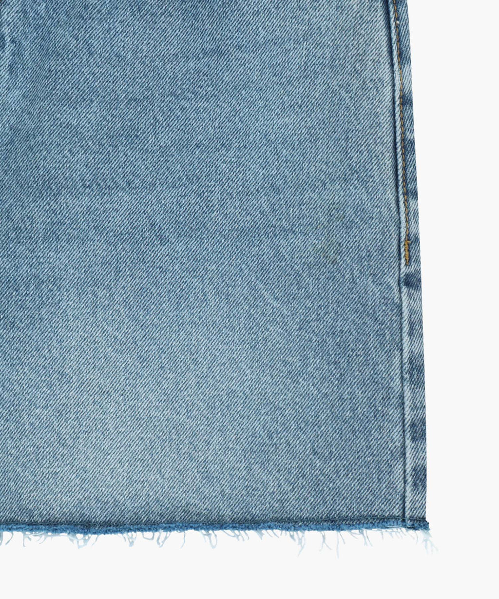 Marithe & Francois Girbaud - Raw Edge Washed Denim Shorts (Light Blue) product image 14 | TRAB K-Fashion Australia